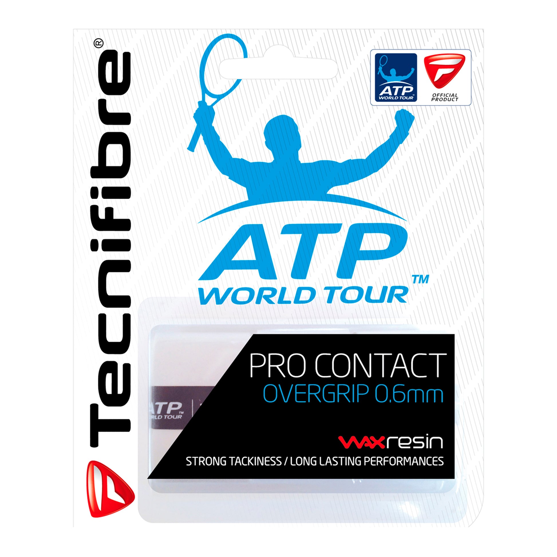 Tecnifibre Contact Pro Weiss Verpakking 3 Stuks-Wit