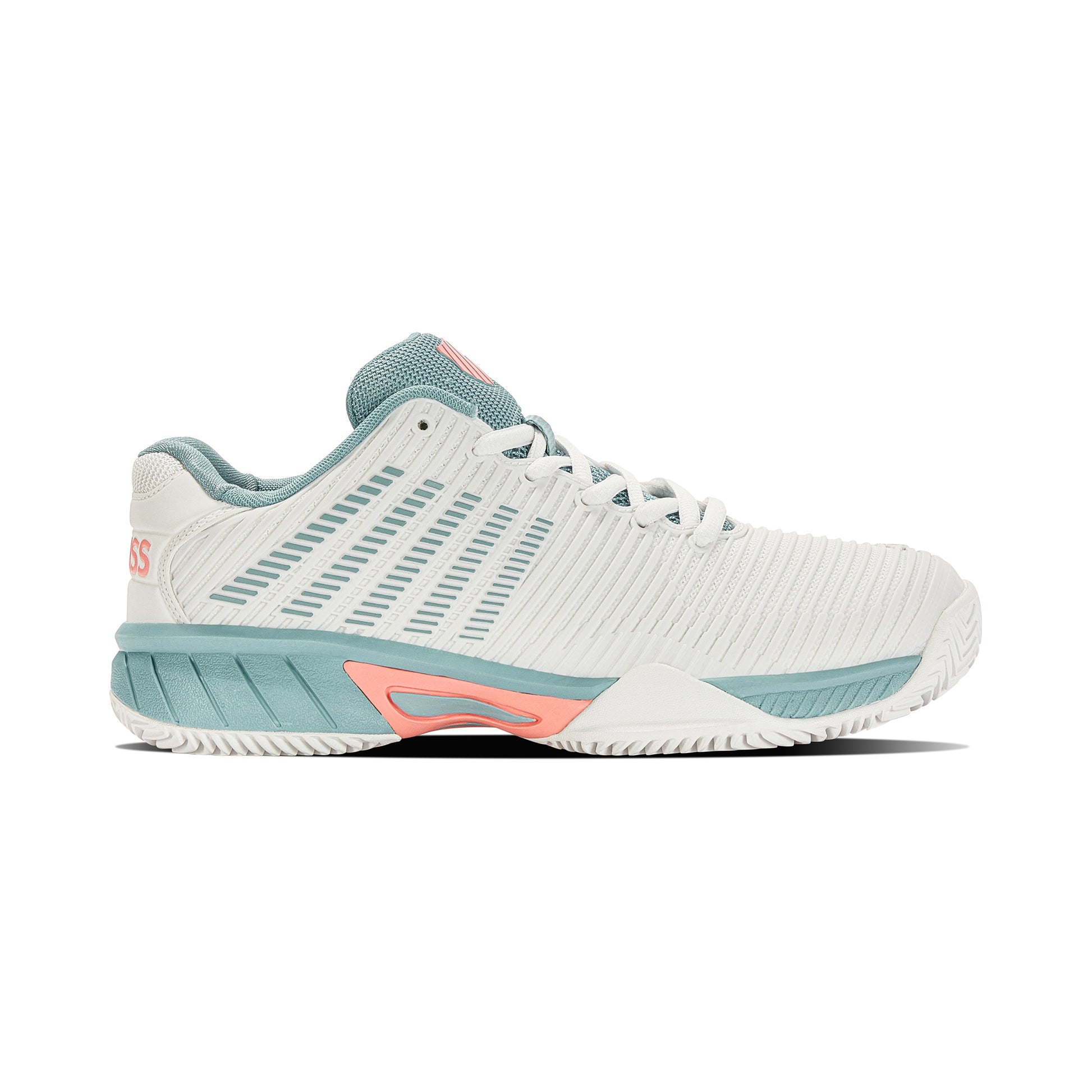 K-Swiss Hypercourt Express 2 Chaussure terre battue Enfants - blanc, turquoise