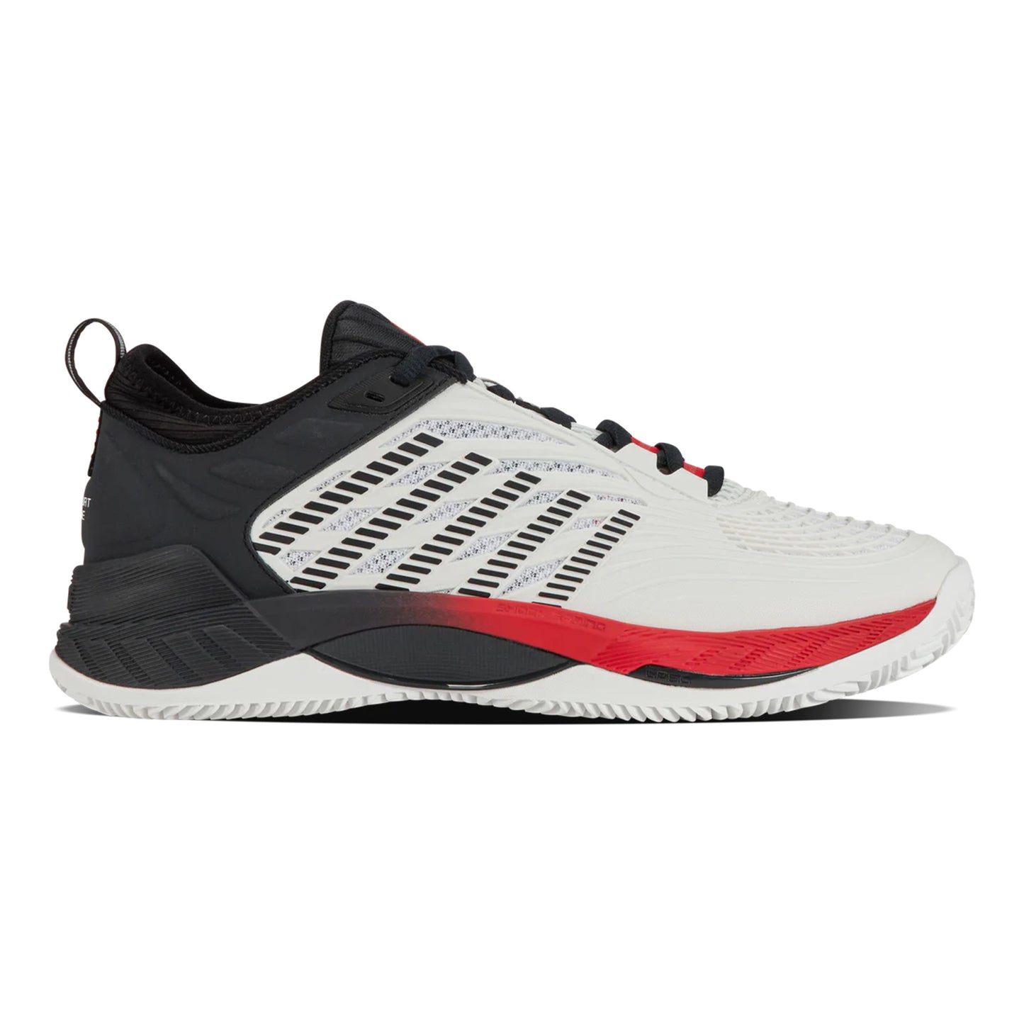 K-Swiss Hypercourt Supreme 2 Gravelschoen Heren - wit, zwart