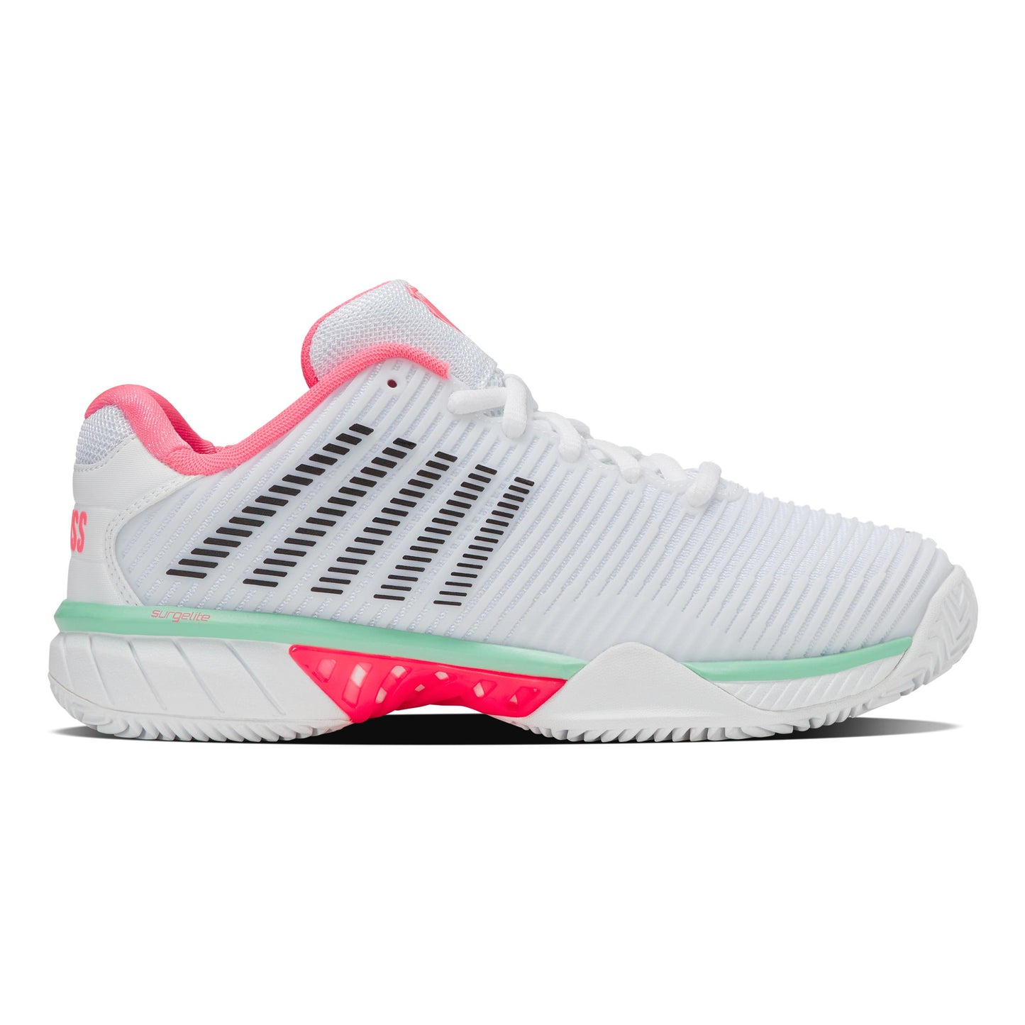 K-Swiss Hypercourt Express 2 Gravelschoen Dames-Wit,Veelkleurig