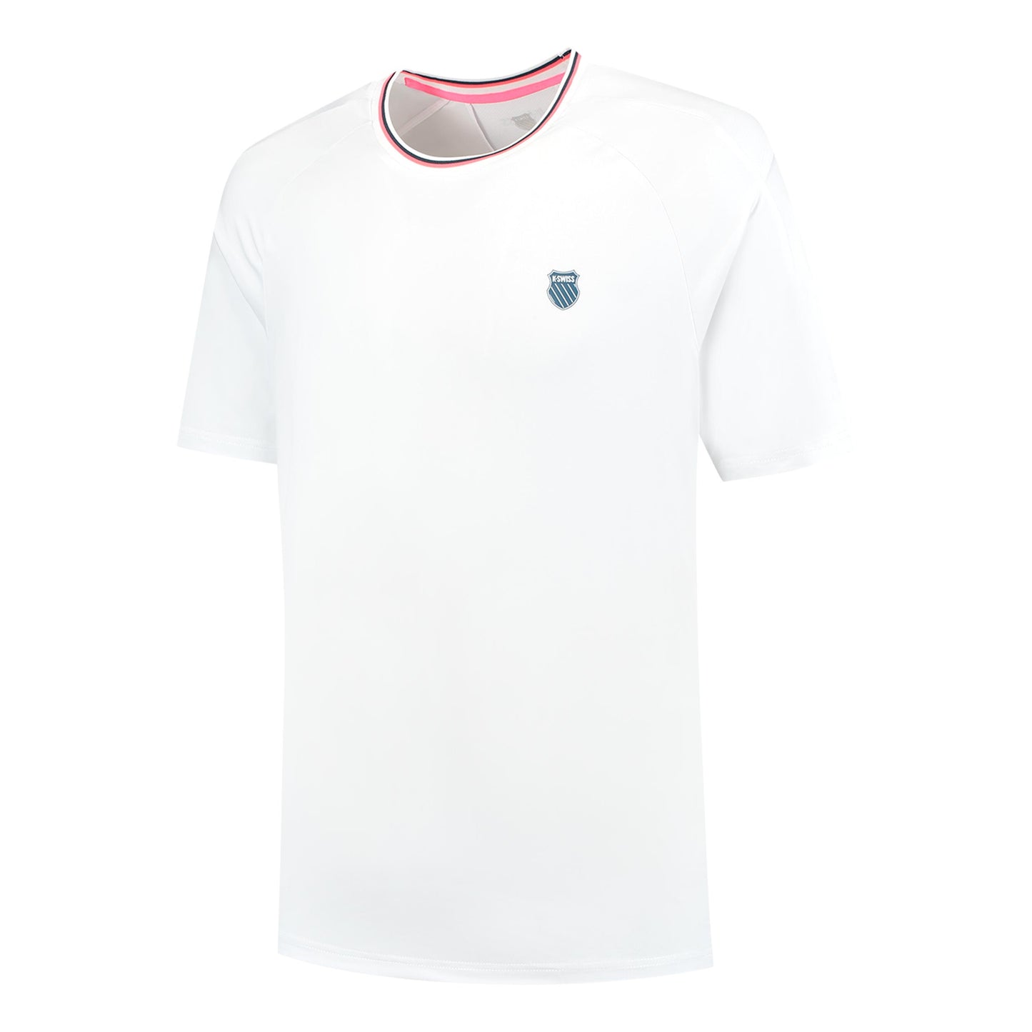 K-Swiss Hypercourt Mesh Crew T-shirt Heren-Wit