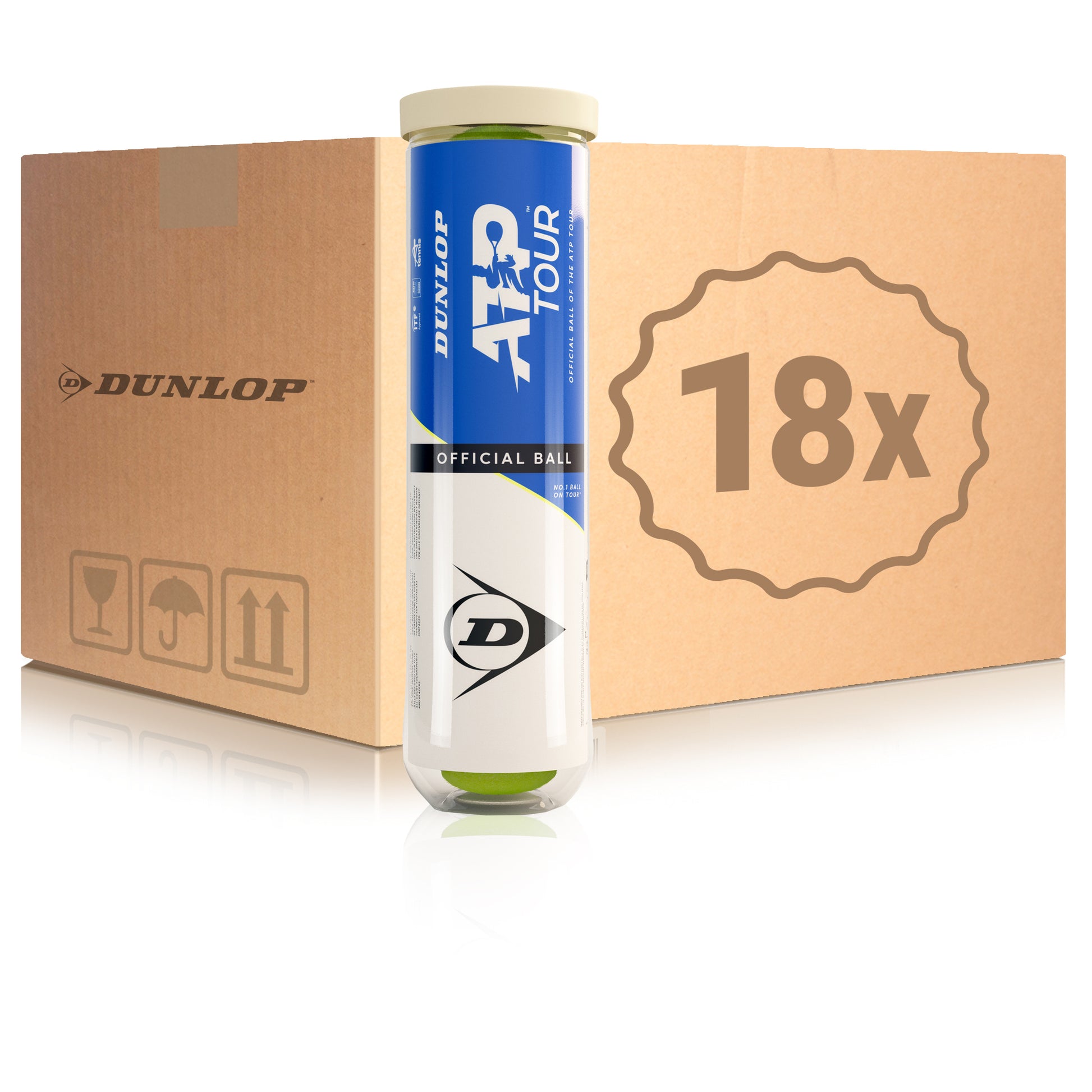 Dunlop 18x verpakking 4 stuks ATP In een doos