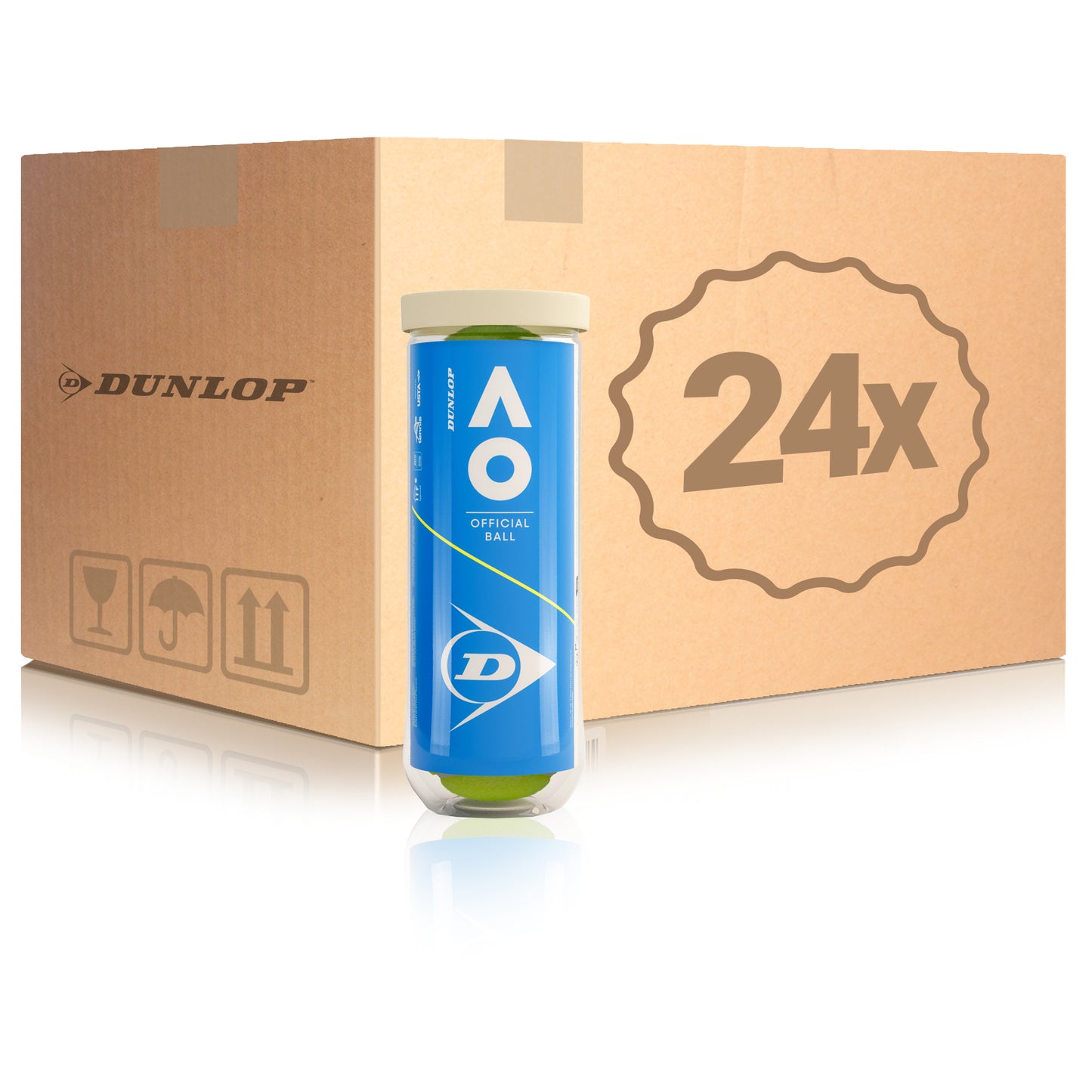 Dunlop 24 Tubes de 3 Australian Open