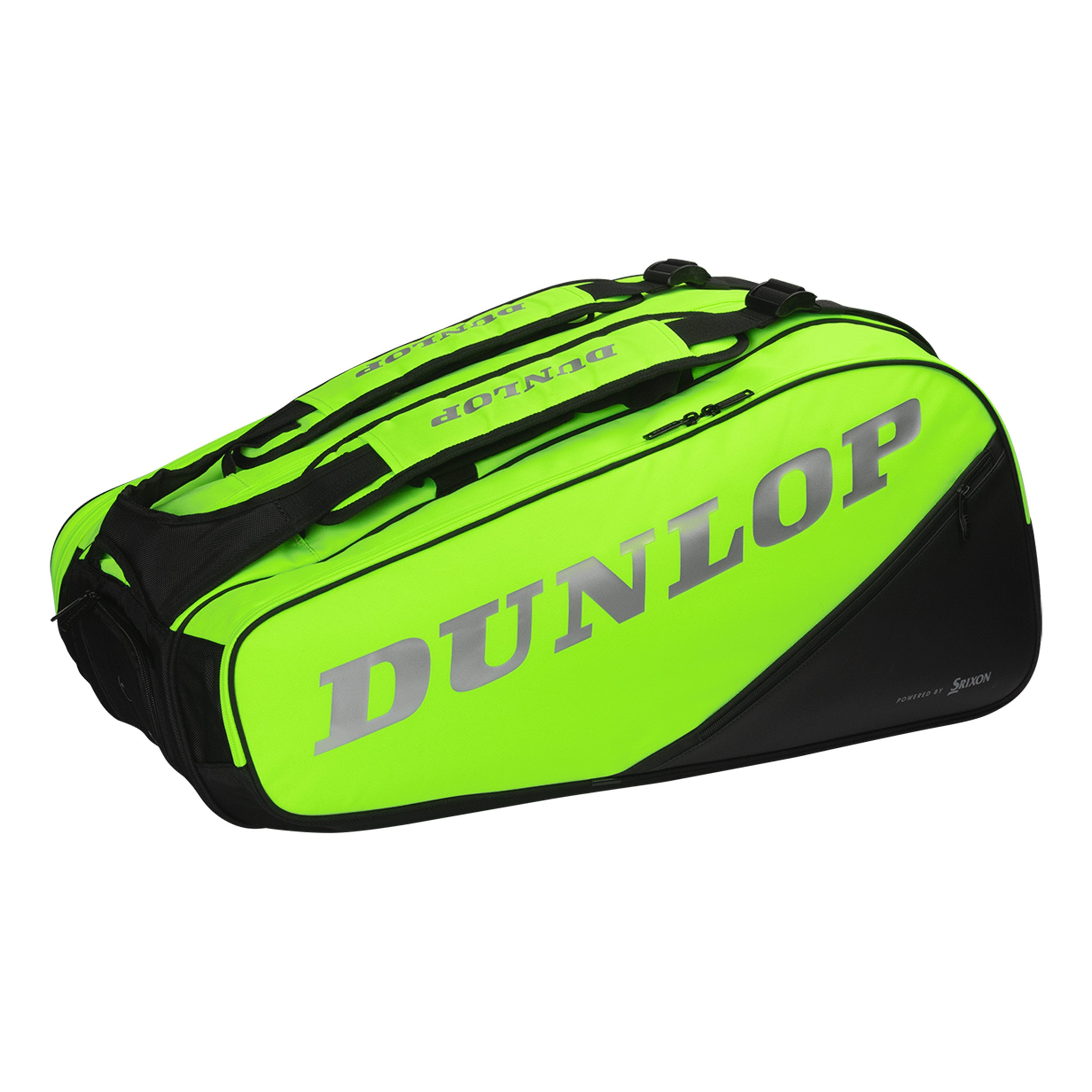 Dunlop SX Performance Housse De Raquette Lot De 12-Vert Fluo,Noir