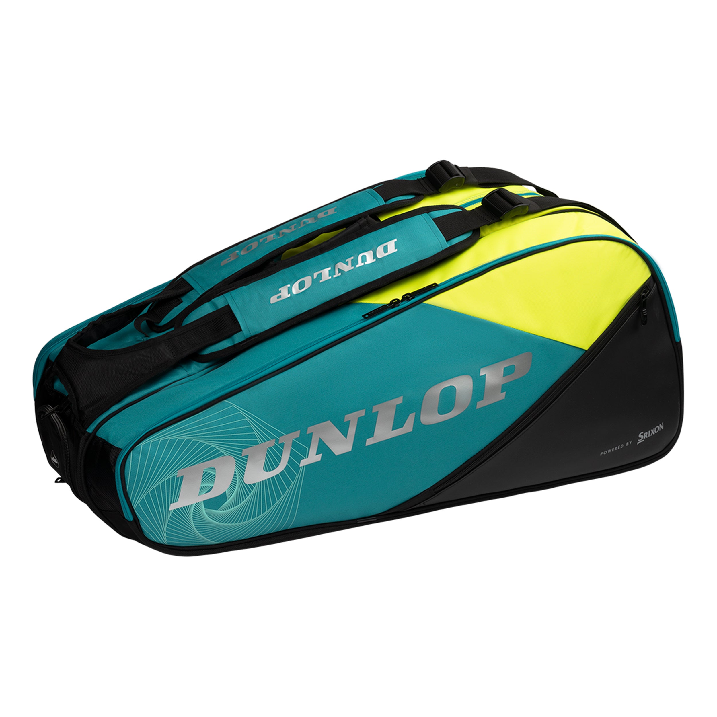 Dunlop SX Performance Housse De Raquette Lot De 12-Noir,Turquoise
