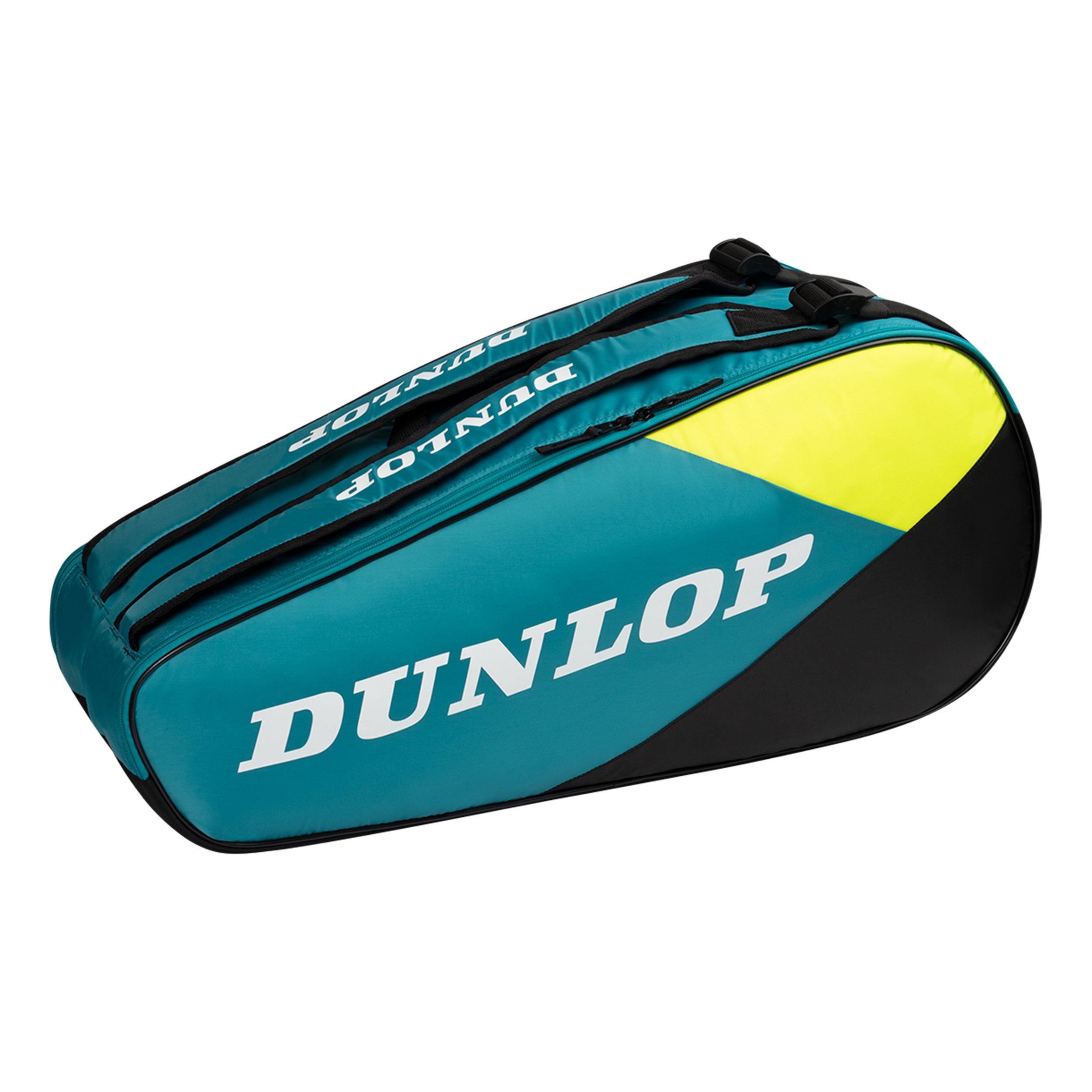 Dunlop SX Club Rackettas 6 Stuks-Zwart,Turkoois