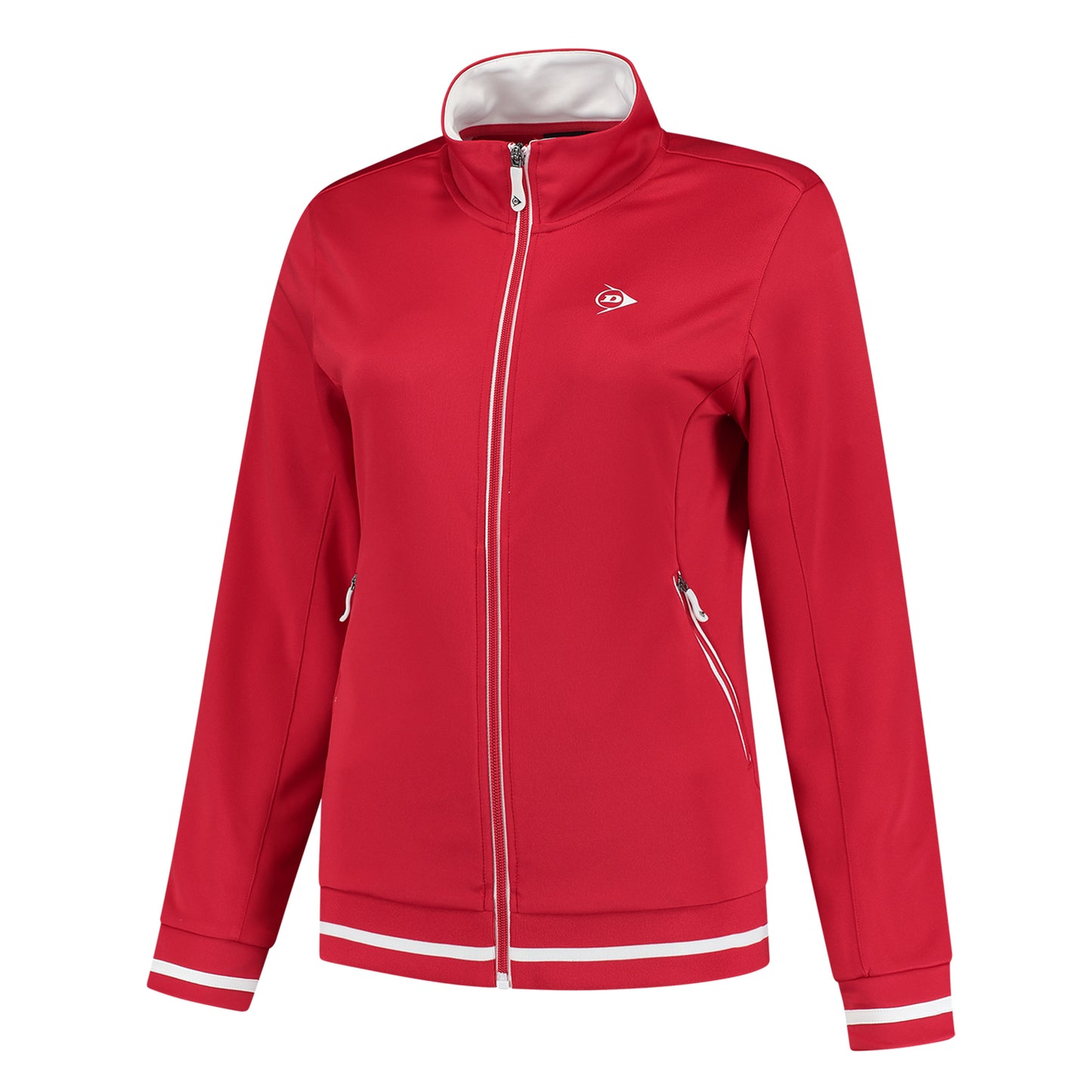 Dunlop Knitted Trainingsjack Dames-Rood