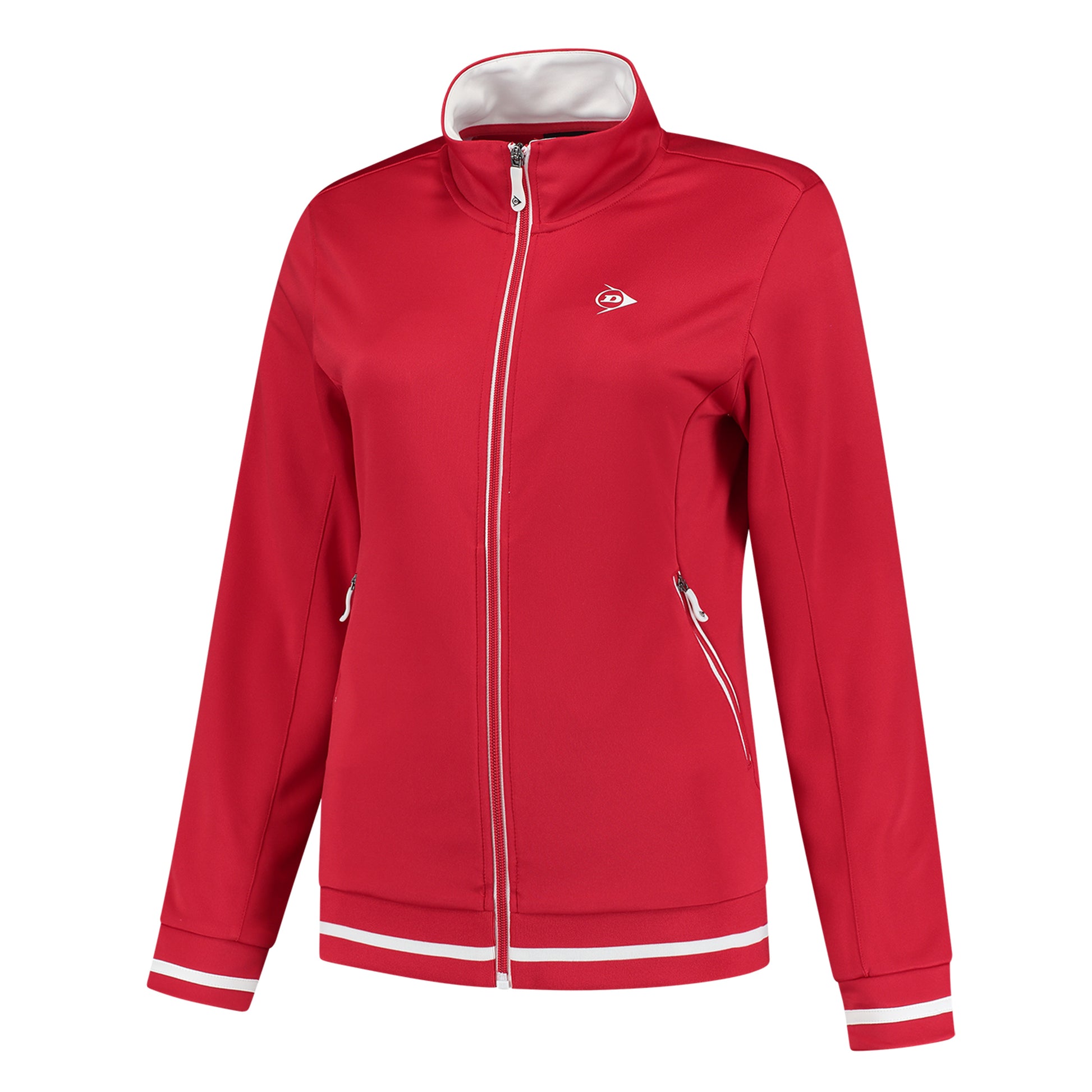 Dunlop Knitted Trainingsjack Dames-Rood