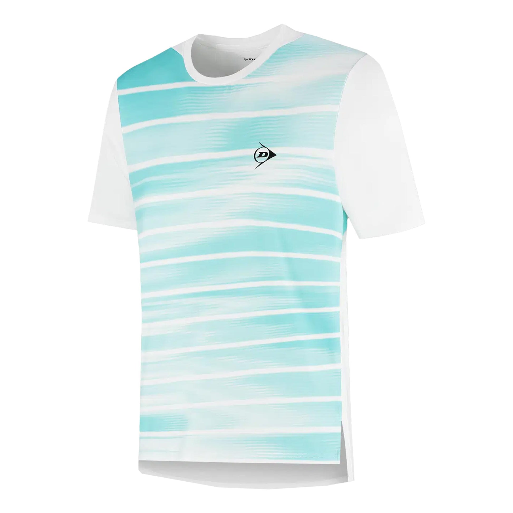Dunlop Game T-shirt Heren-Wit,Turkoois