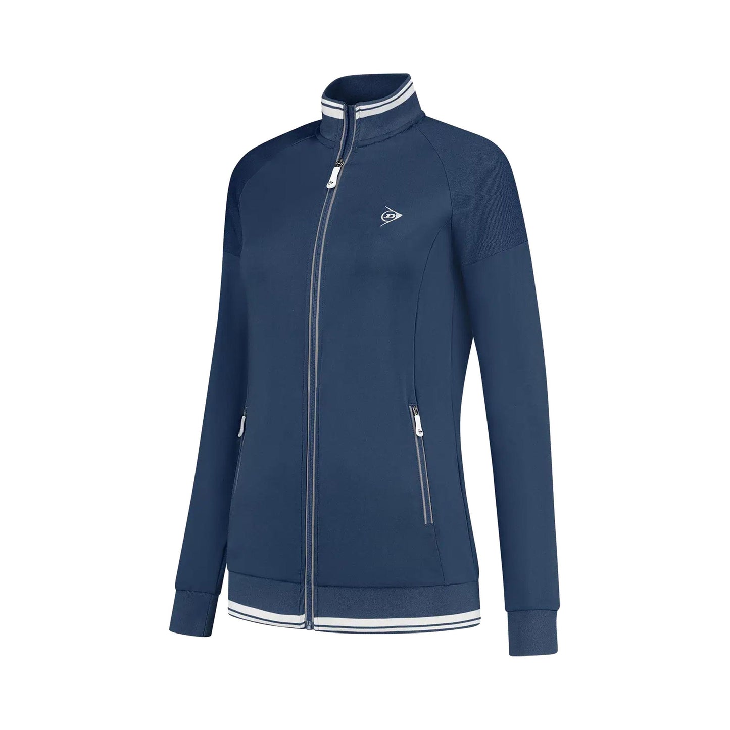 Dunlop Club Knitted Veste De Survêtement Filles-Bleu Foncé