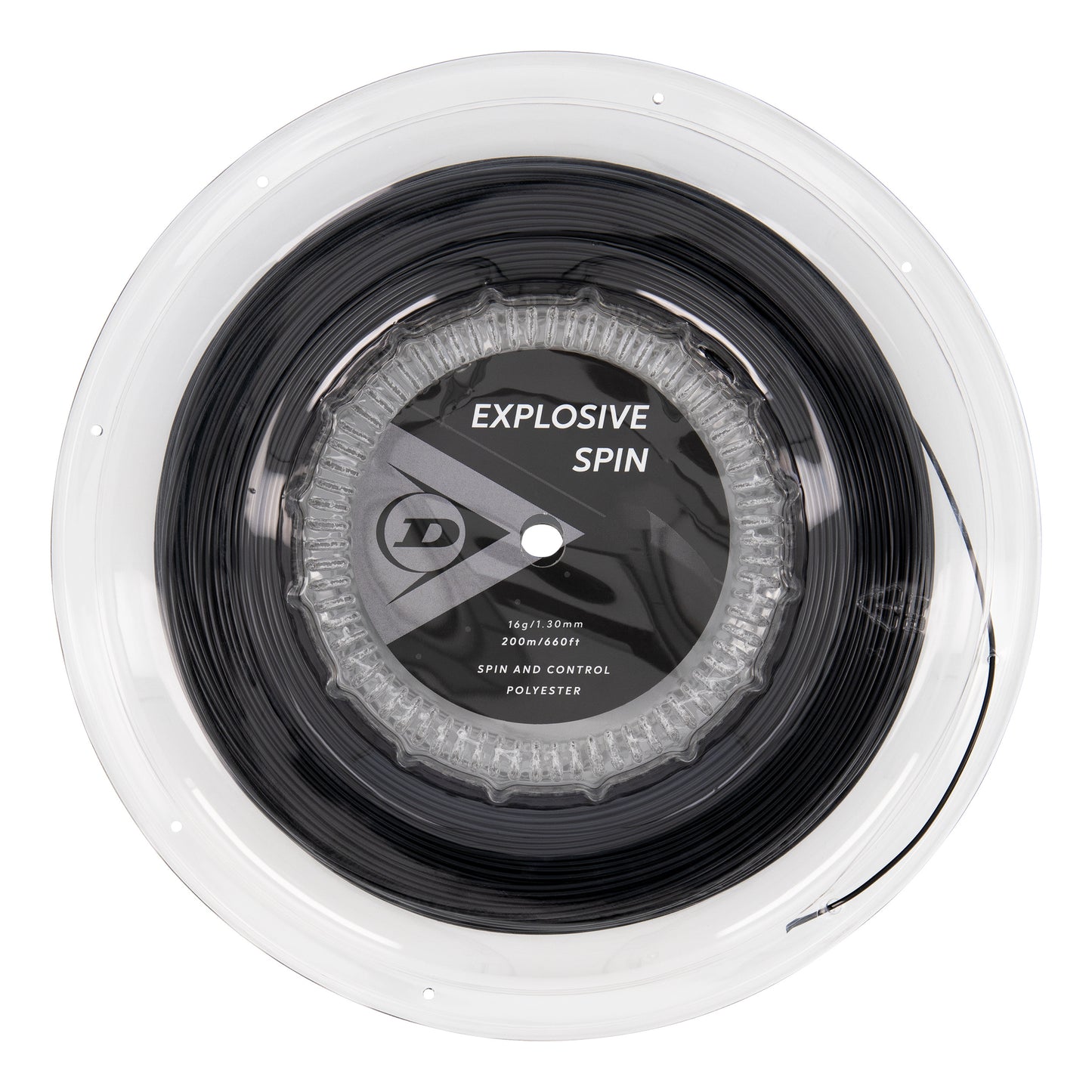 Dunlop Explosive Spin Bobine Cordage 200m-Noir