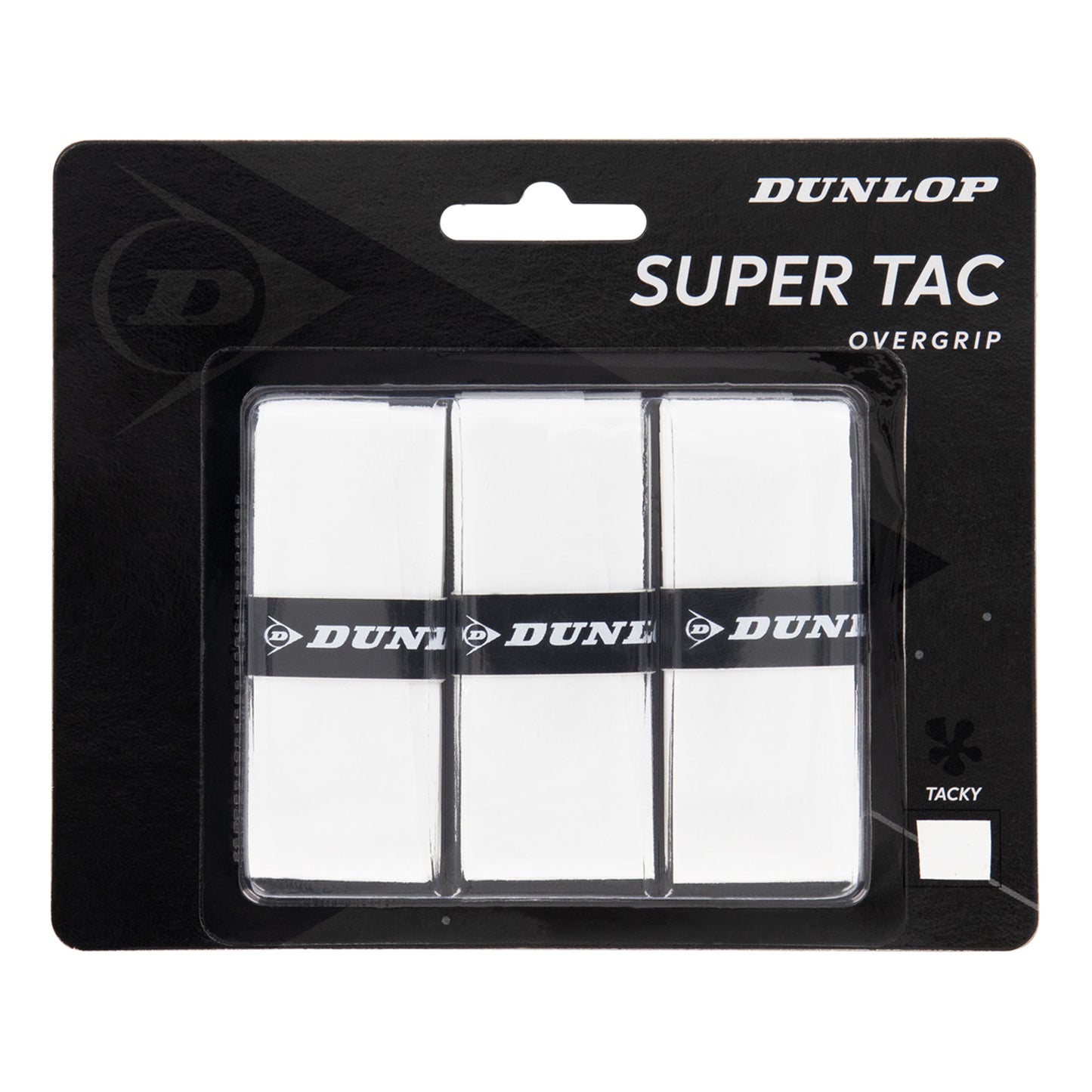 Dunlop Super Tac Verpakking 3 Stuks-Wit