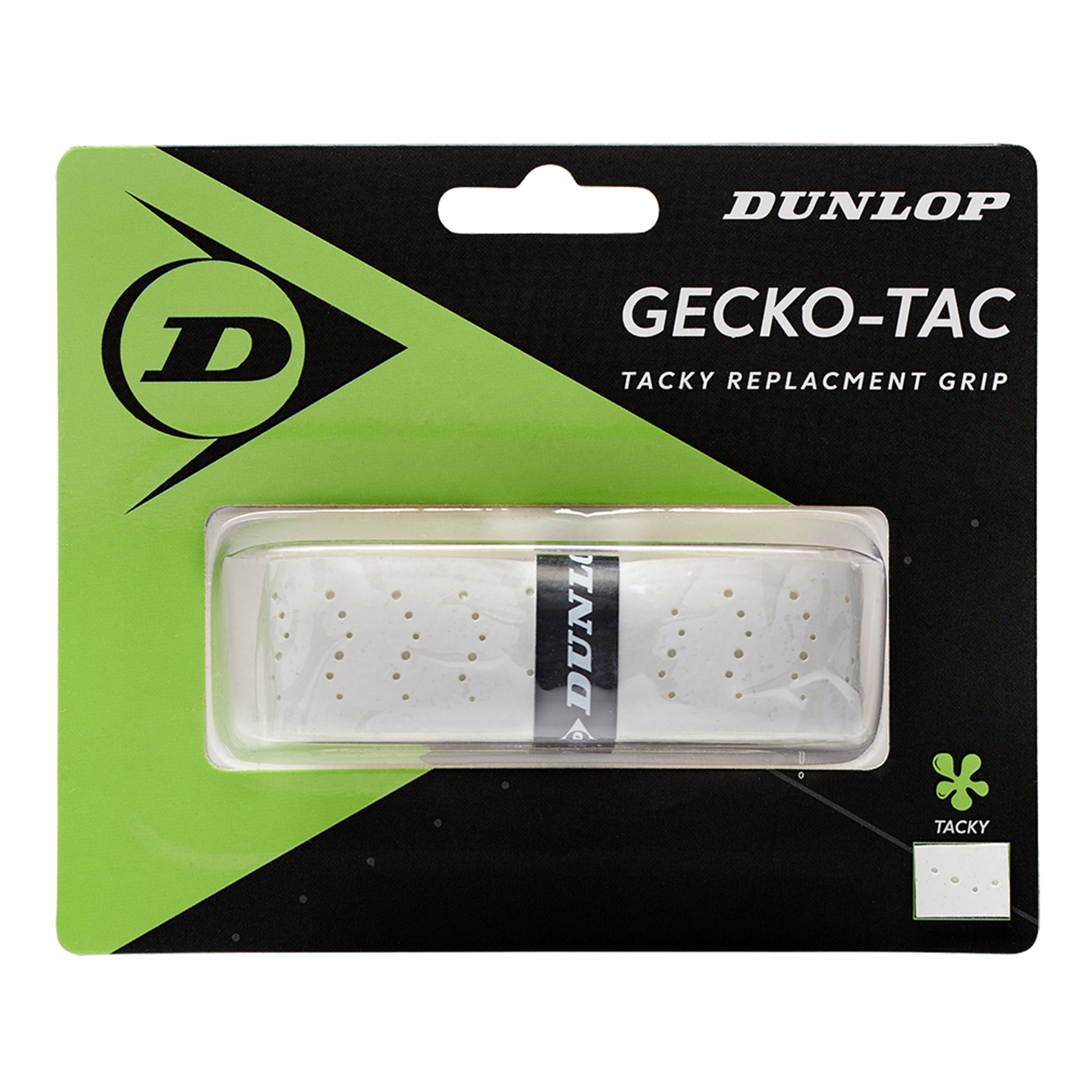 Dunlop Gecko-Tac Replacement Grip Verpakking 1 Stuk-Wit