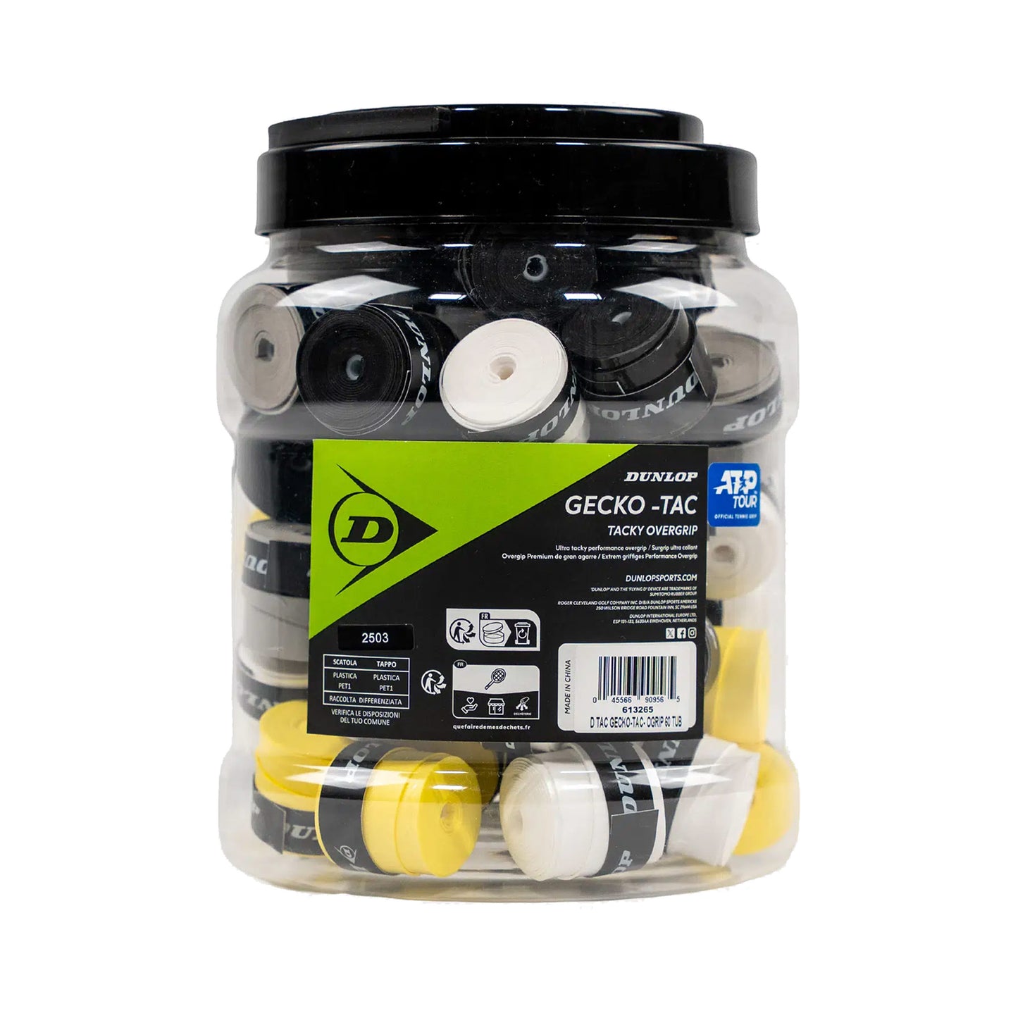 Dunlop Gecko-Tac Verpakking 60 stuks - veelkleurig