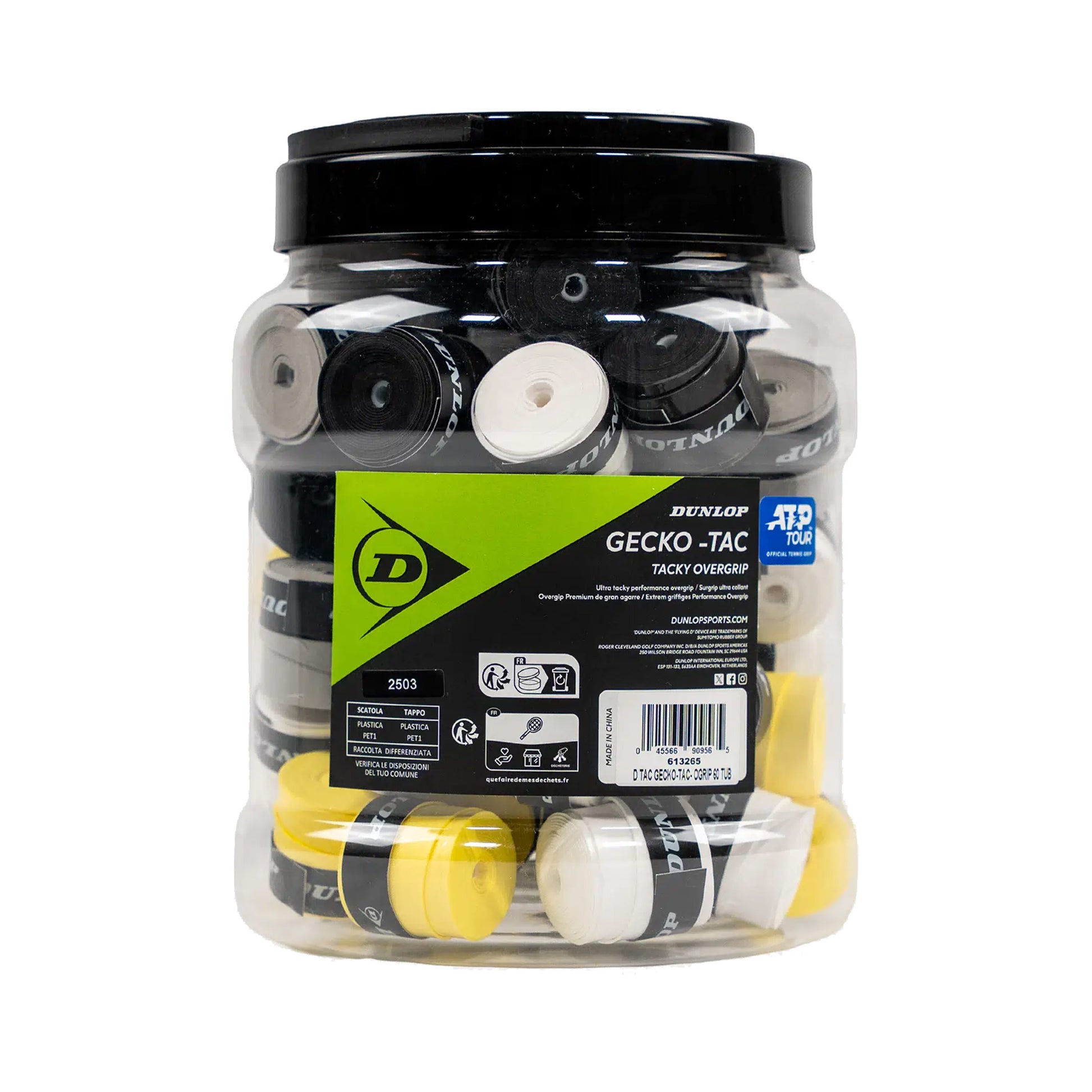 Dunlop Gecko-Tac Verpakking 60 stuks - veelkleurig
