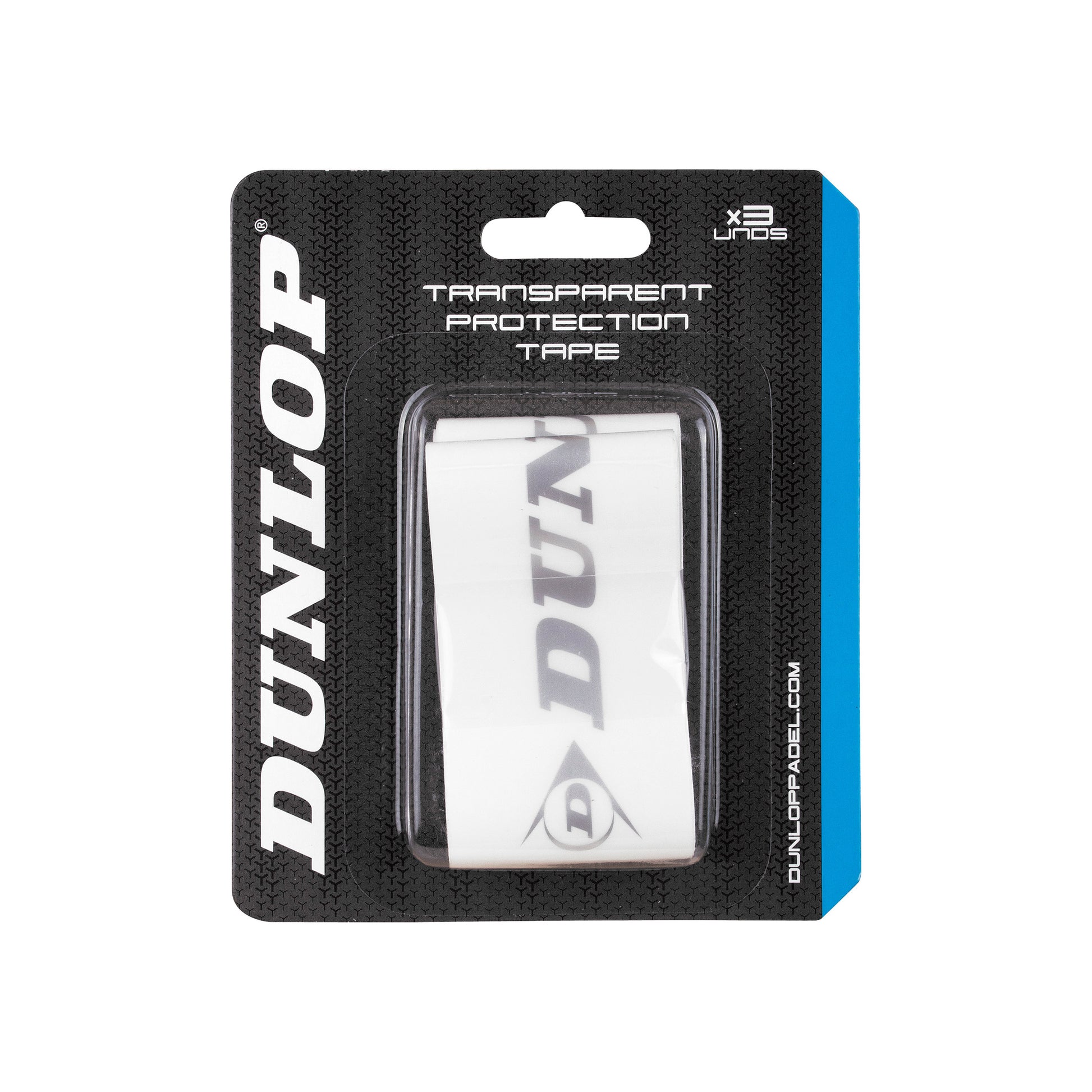 Dunlop Padel Transparent Pro Tape Framebeschermingslint-Transparant