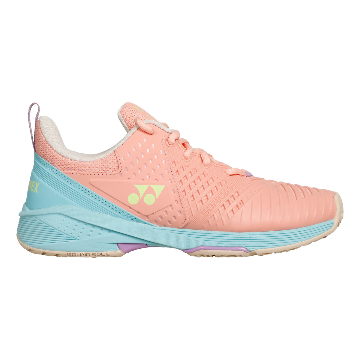 Yonex Sonicage 3 Gravelschoen Dames - koraal, turkoois