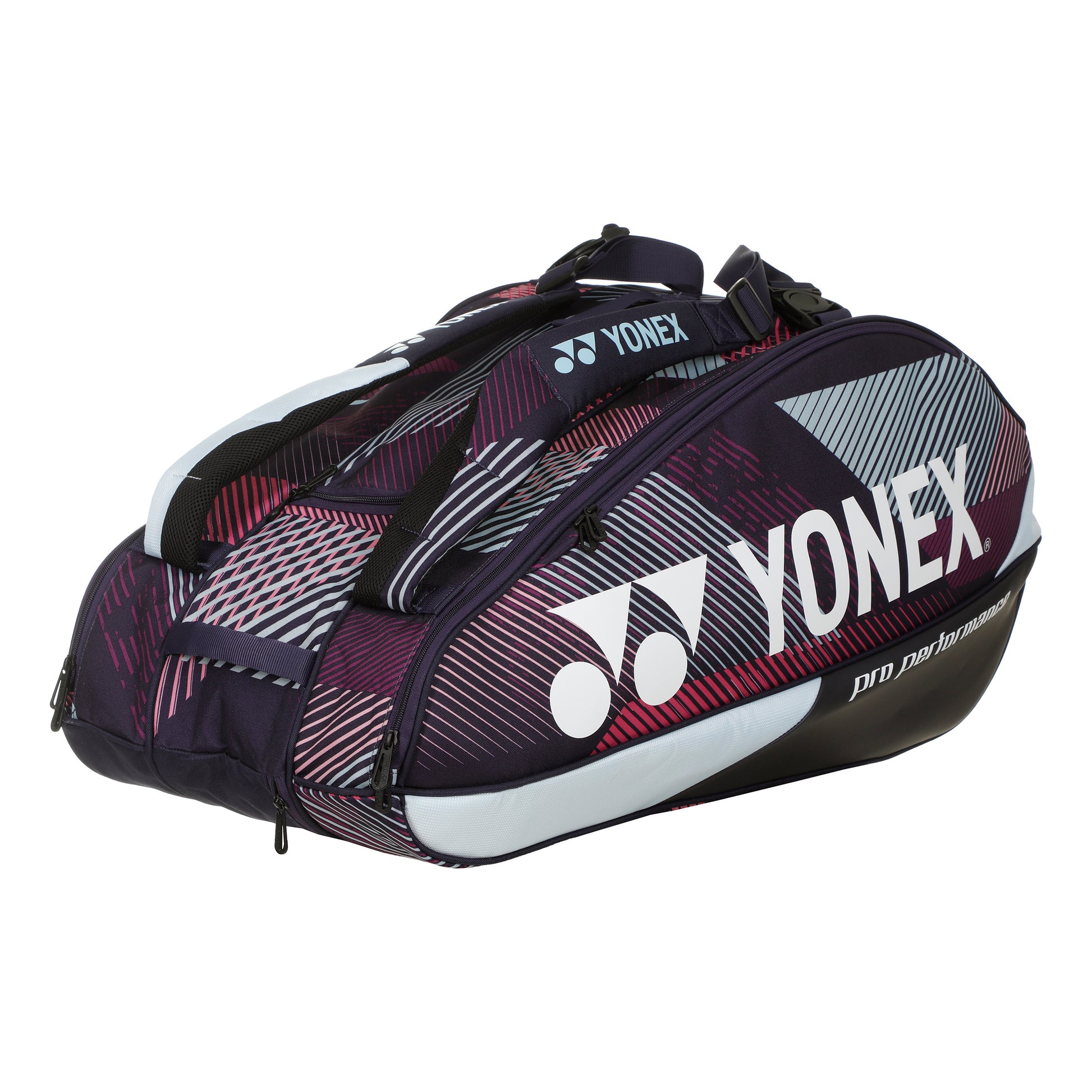 Yonex Pro Racquet Bag Housse De Raquette Lot De 9-Violet,Gris