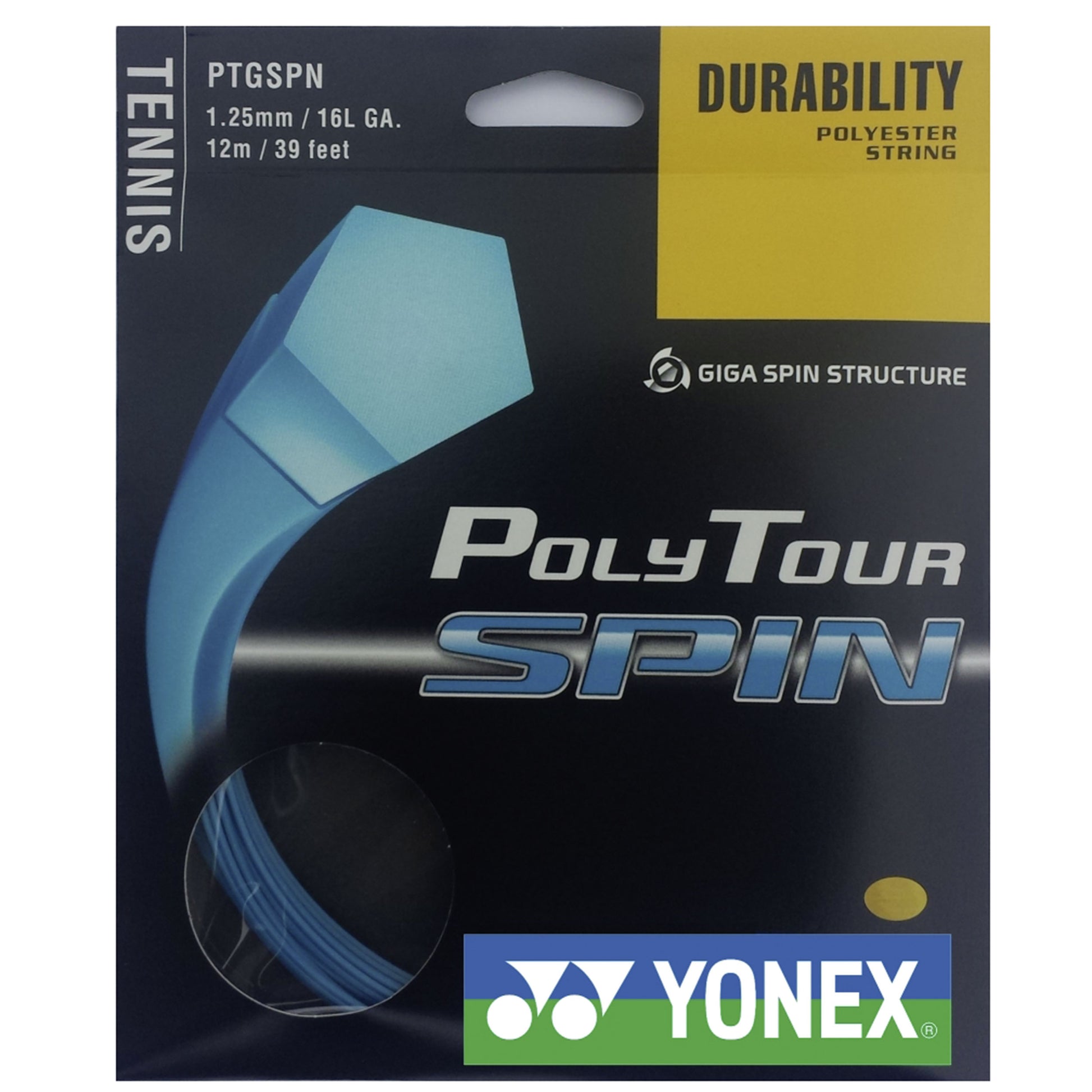 Yonex Poly Tour Spin  Set snaren 12m - blauw
