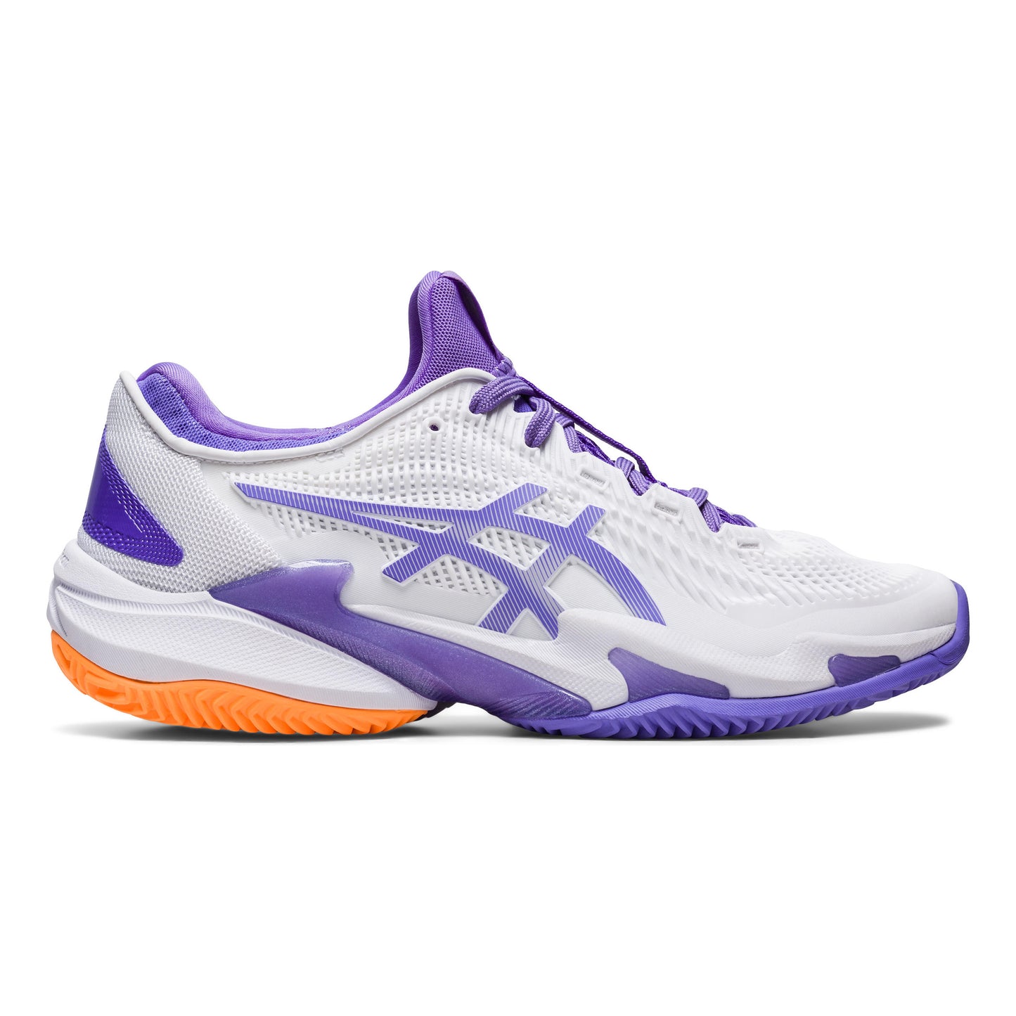 ASICS Court FF 3 Gravelschoen Dames - wit, mauve