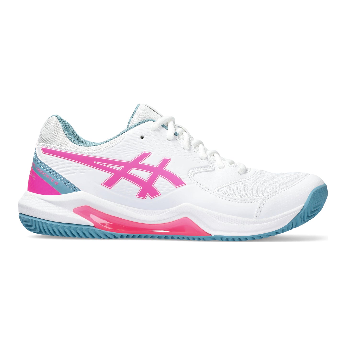 ASICS Gel-Dedicate 8 Padel schoen Dames - wit, pink