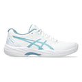 Gel-Game 9 Chaussure terre battue Femmes - blanc, bleu petrol