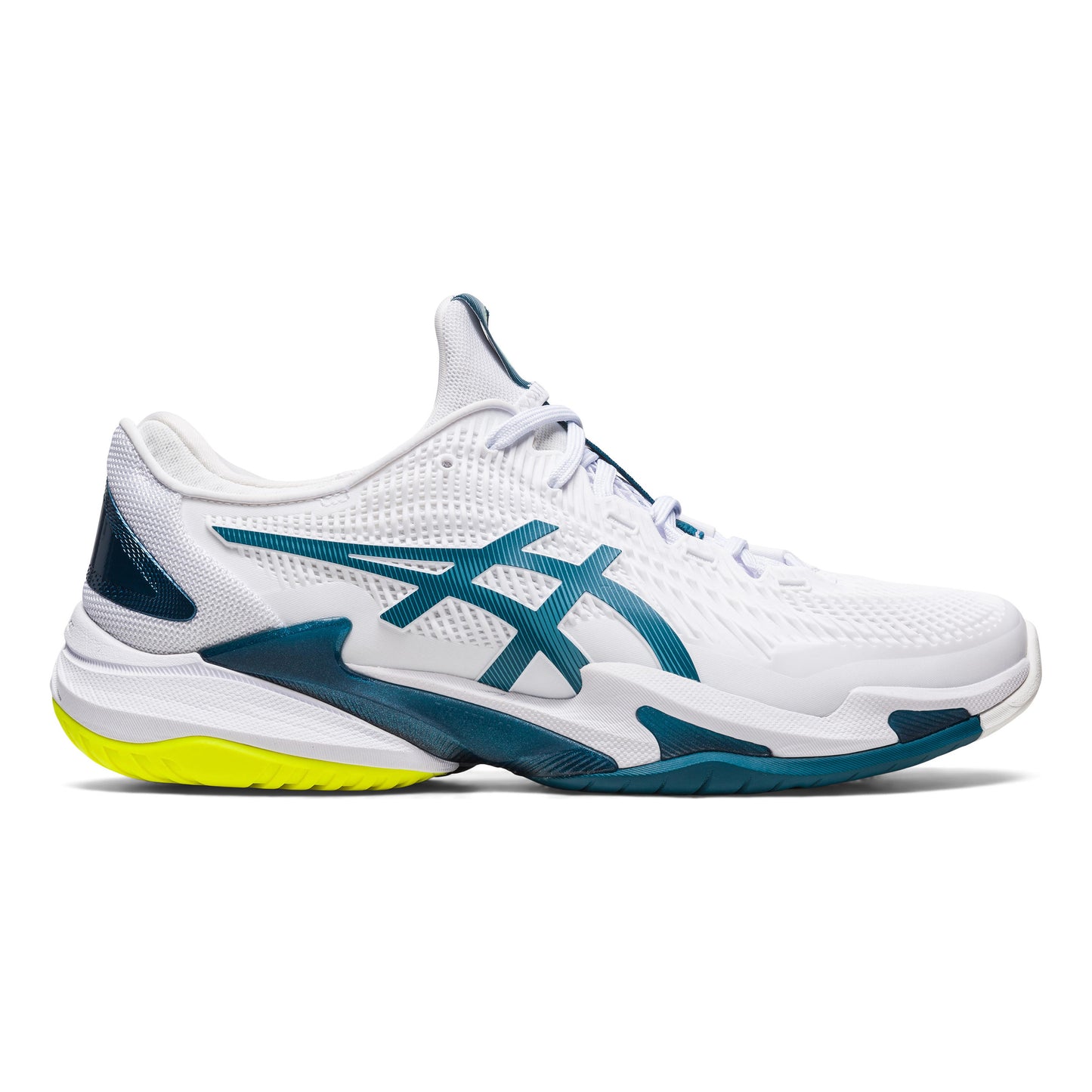 ASICS Court FF 3 Chaussures toutes surfaces Hommes - blanc, bleu petrol