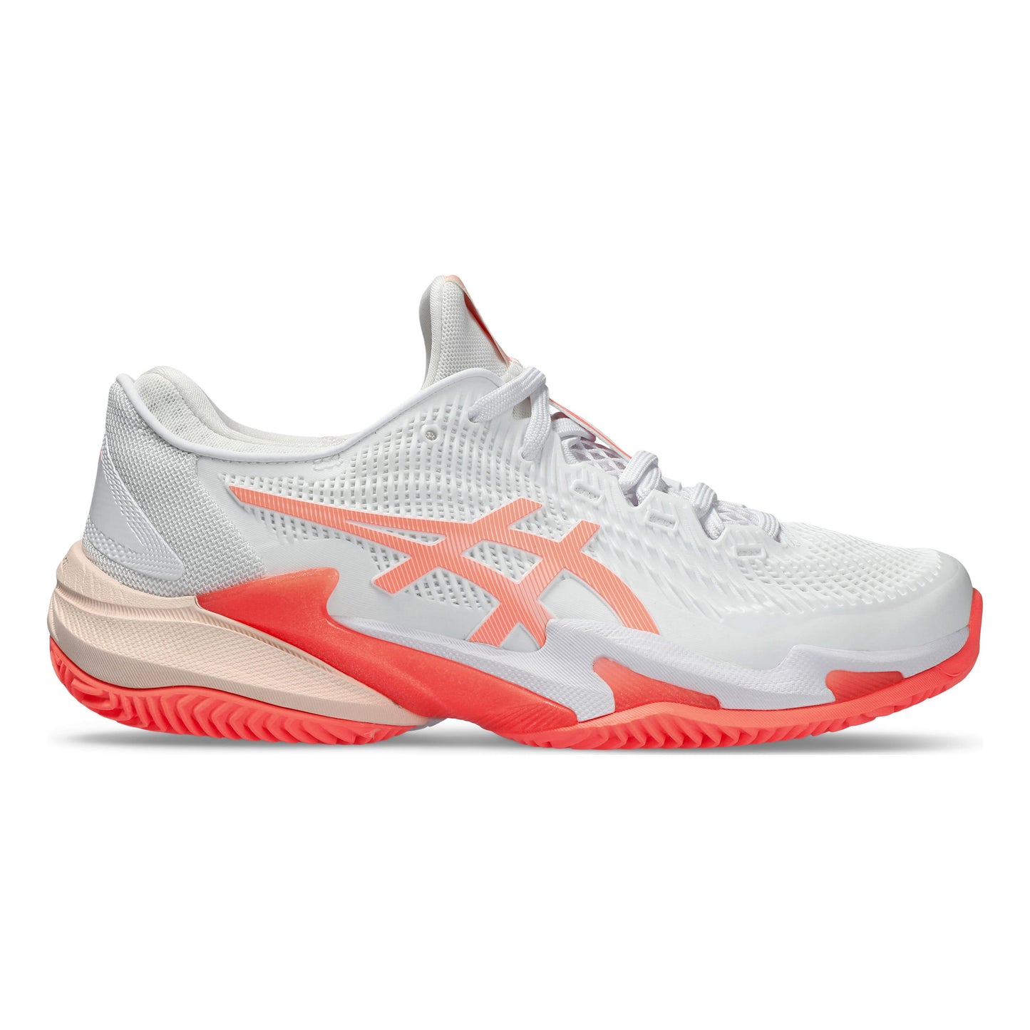 ASICS Court FF 3 Chaussure terre battue Femmes - blanc, corail