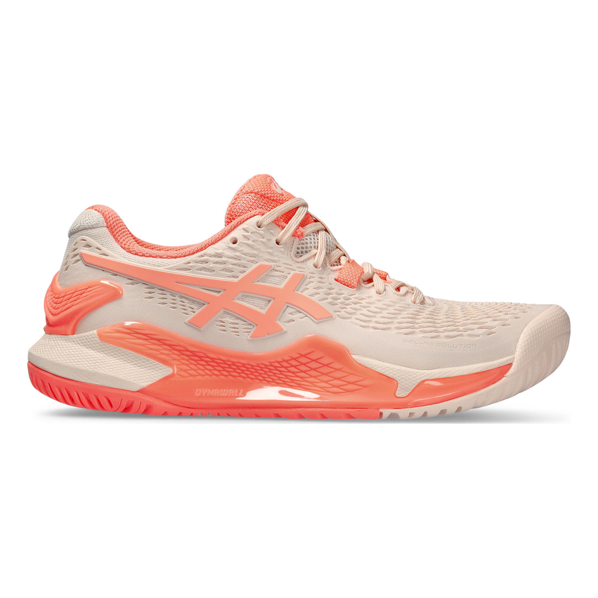 ASICS Gel-Resolution 9 Chaussures toutes surfaces Femmes - abricot, corail