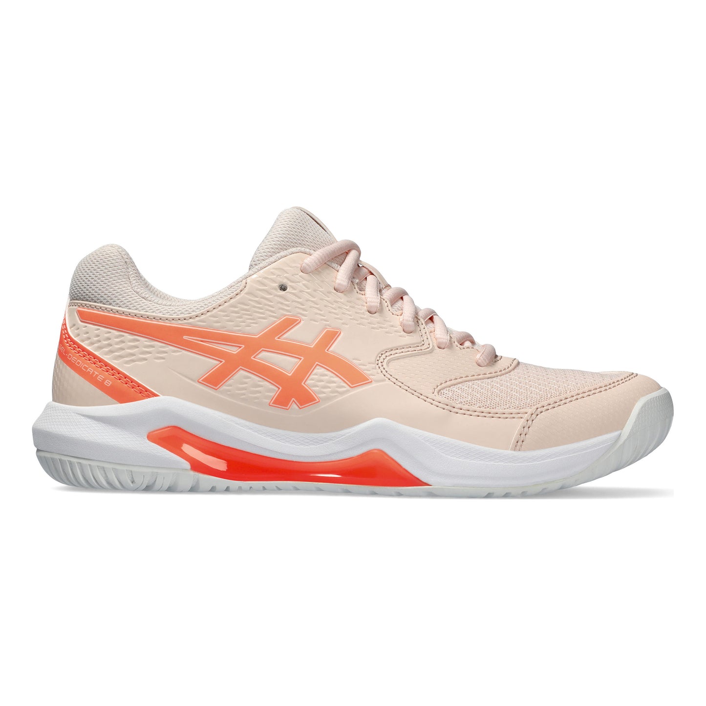 ASICS Gel-Dedicate 8 Chaussures toutes surfaces Femmes - abricot, corail