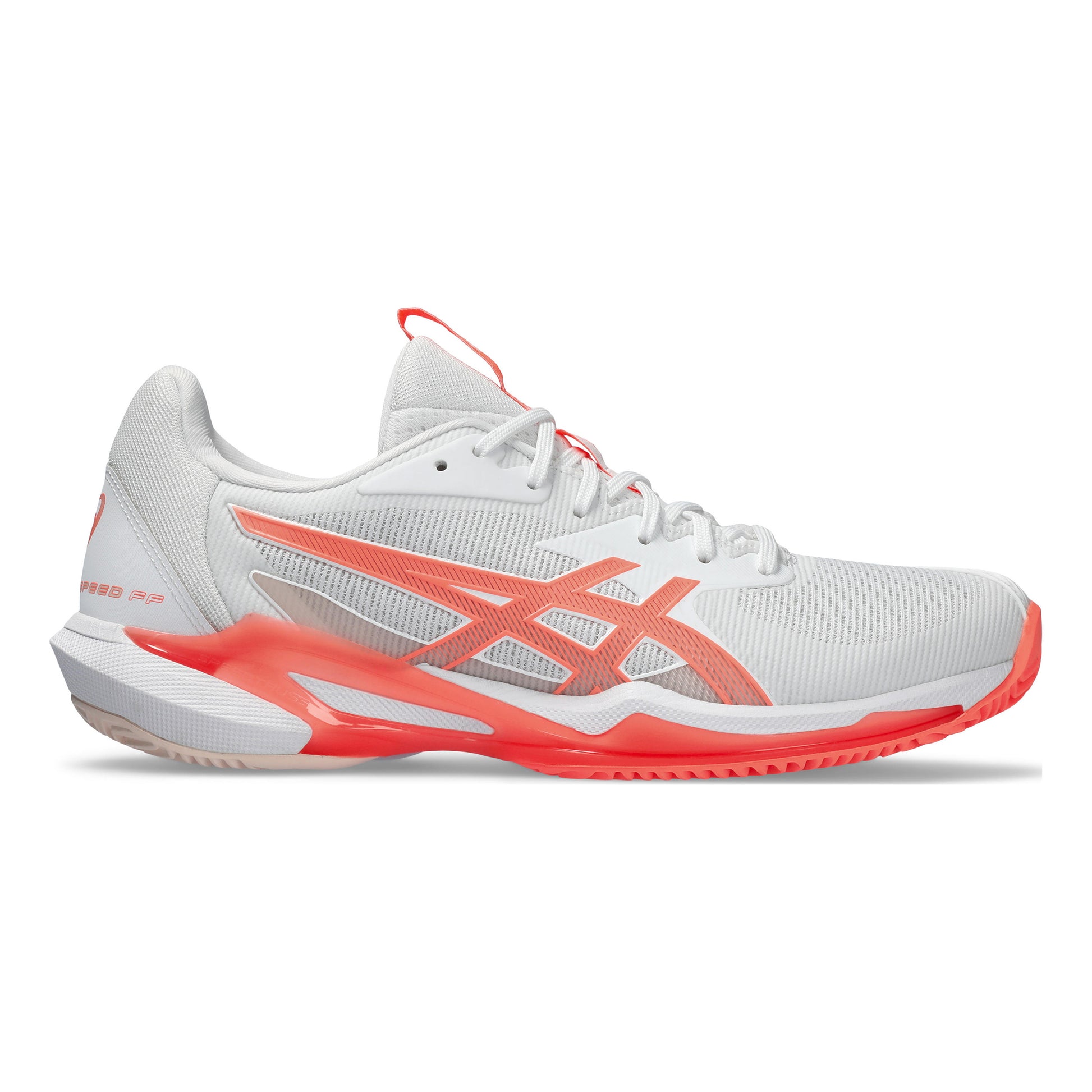 ASICS Solution Speed FF 3 Gravelschoen Dames - wit, koraal
