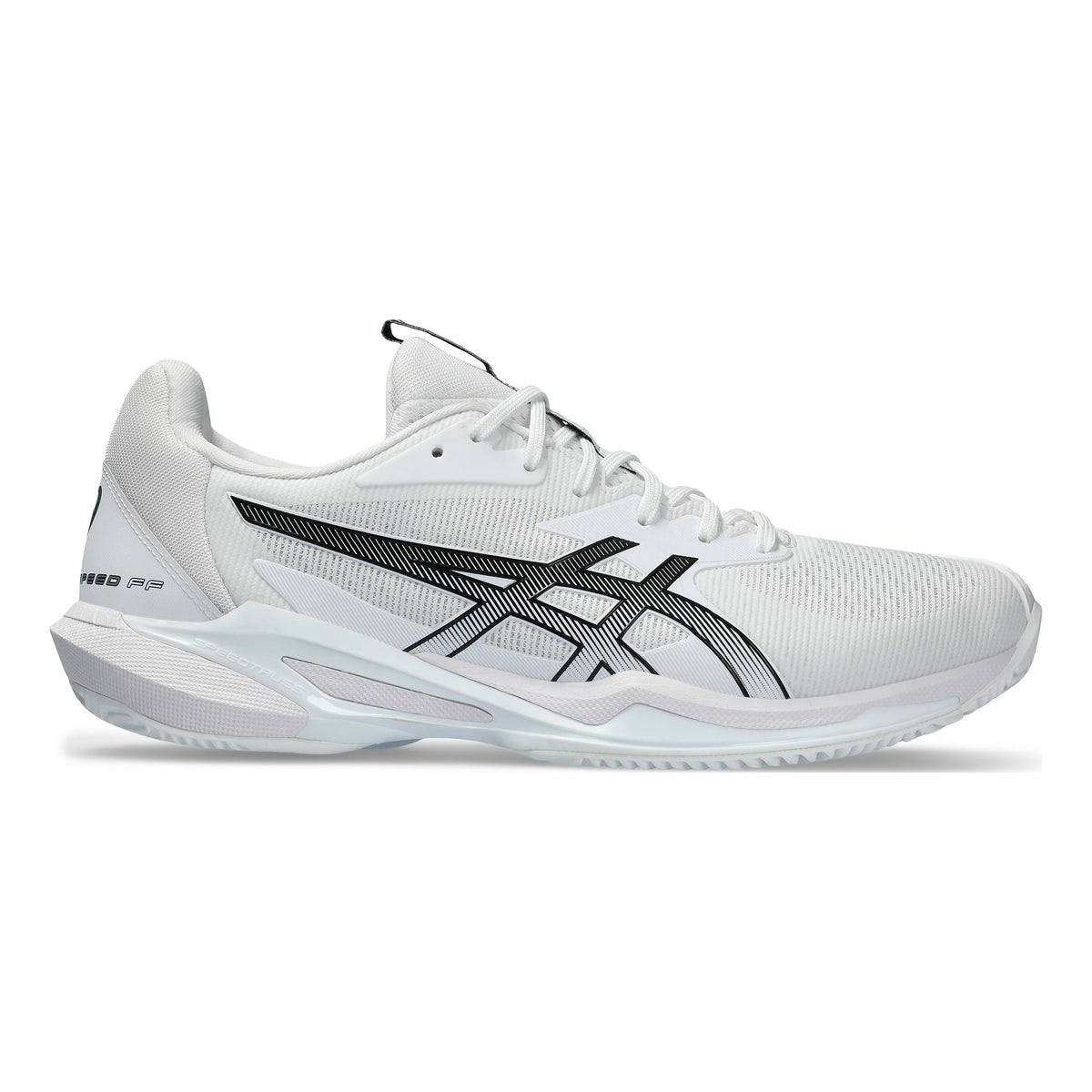 ASICS Solution Speed FF 3 Gravelschoen Heren - wit, zwart