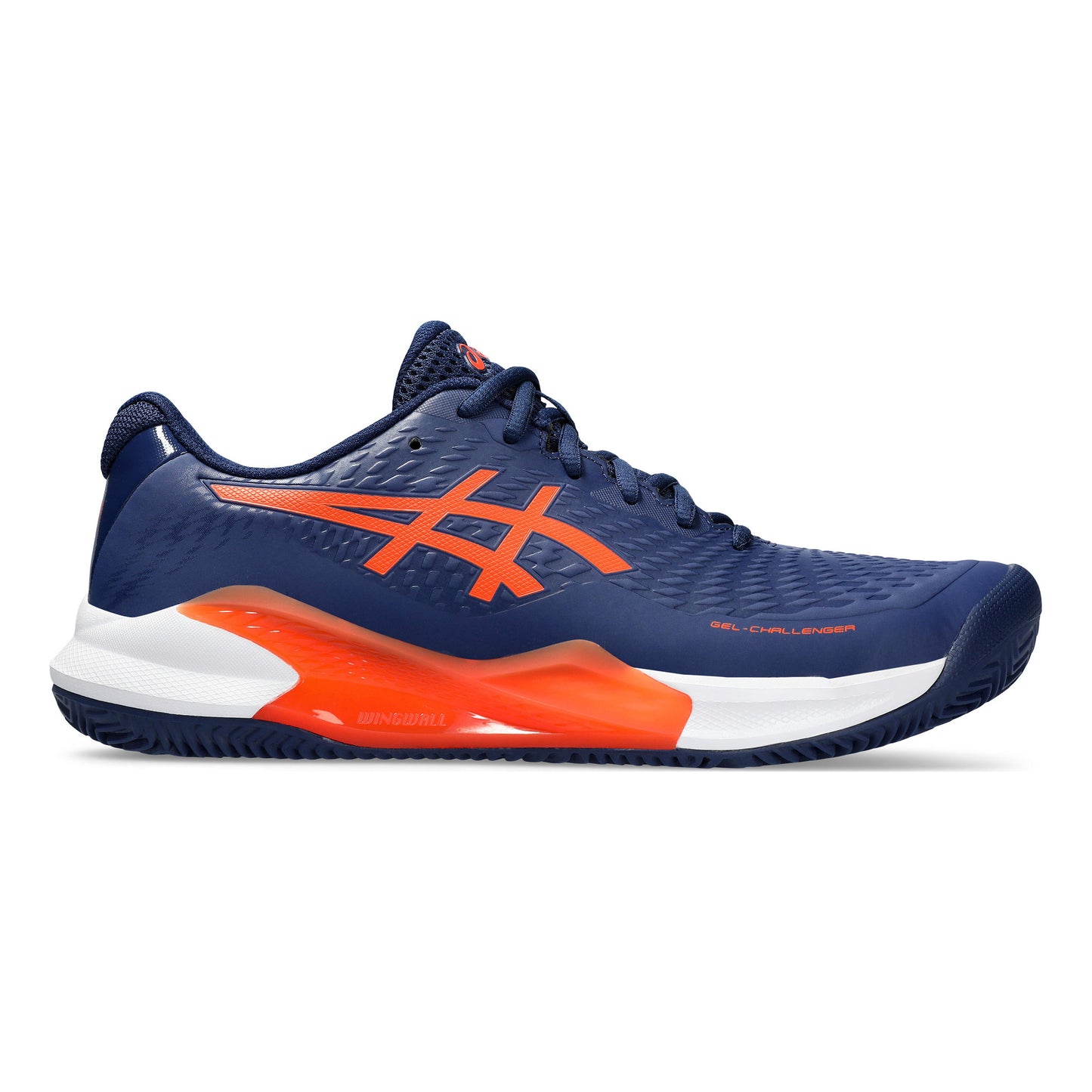 ASICS Gel-Challenger 14 Chaussure terre battue Hommes - bleu foncé, orange