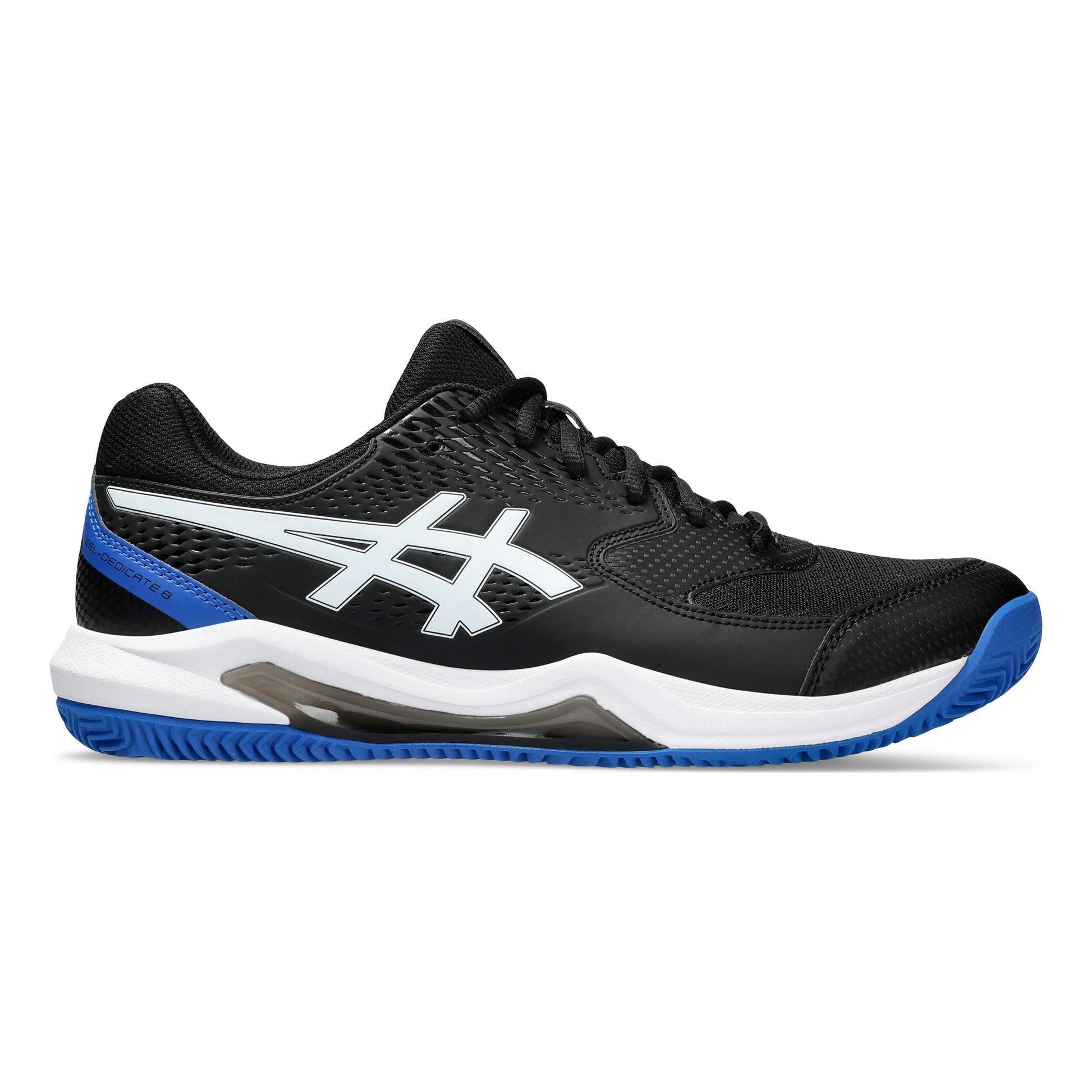 ASICS Gel-Dedicate 8 Chaussure terre battue Hommes - noir, blanc