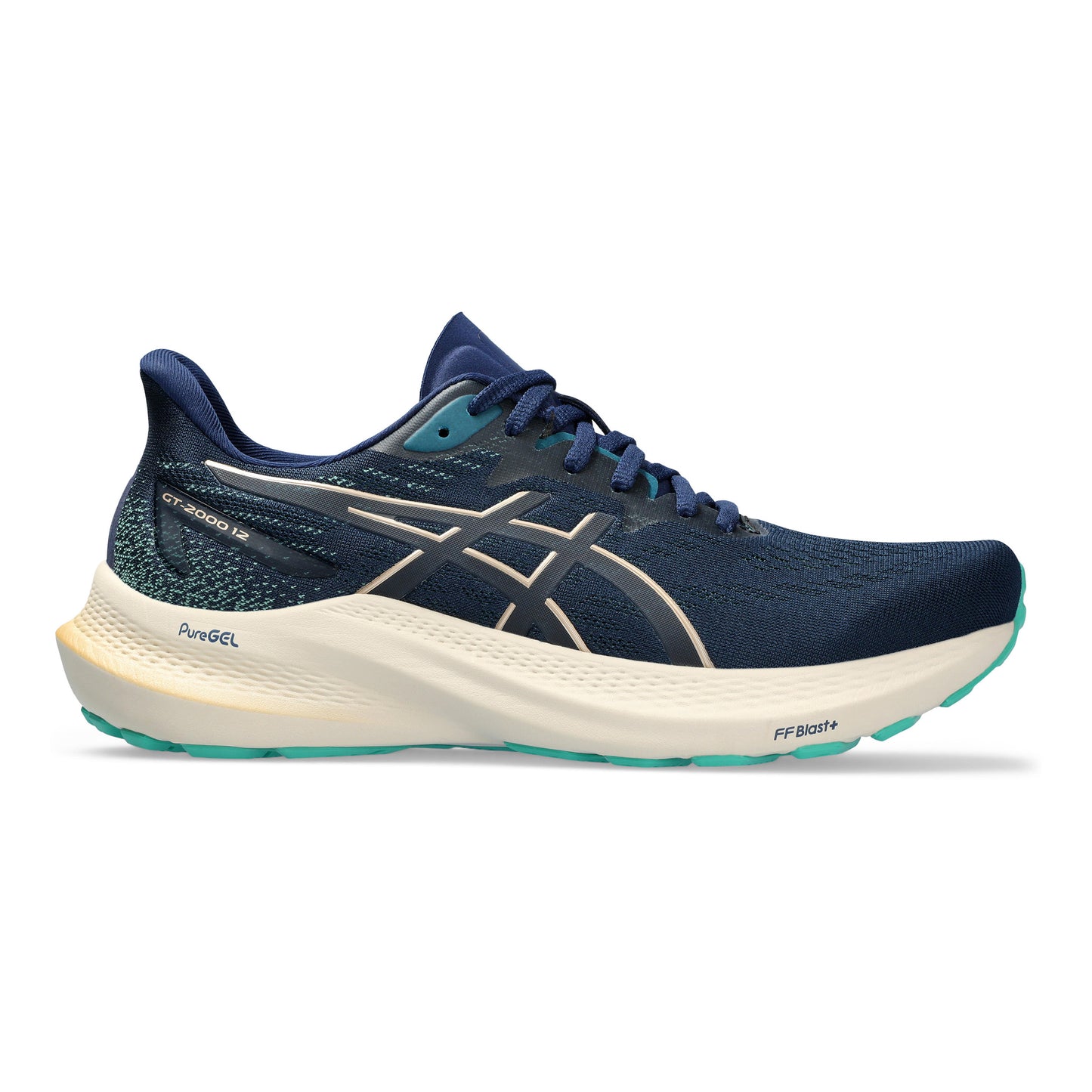 ASICS GT-2000 12 Stabiliteitsschoen Dames - donkerblauw, beige