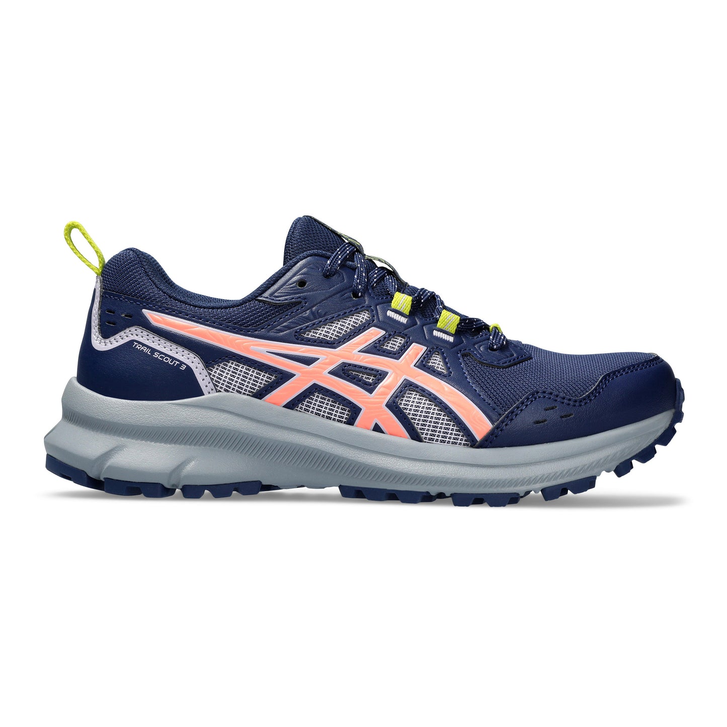 ASICS Trail Scout 3 Trailschoen Dames - donkerblauw, koraal
