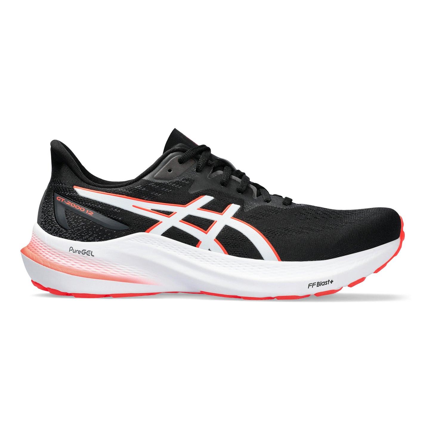 ASICS GT-2000 12 Stabiliteitsschoen Heren - zwart, wit