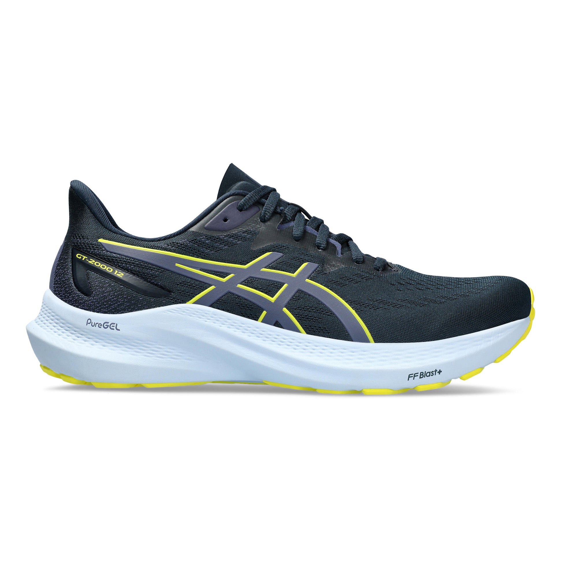 ASICS GT-2000 12 Chaussure de running avec stabilisateurs Hommes - bleu foncé, bleu clair