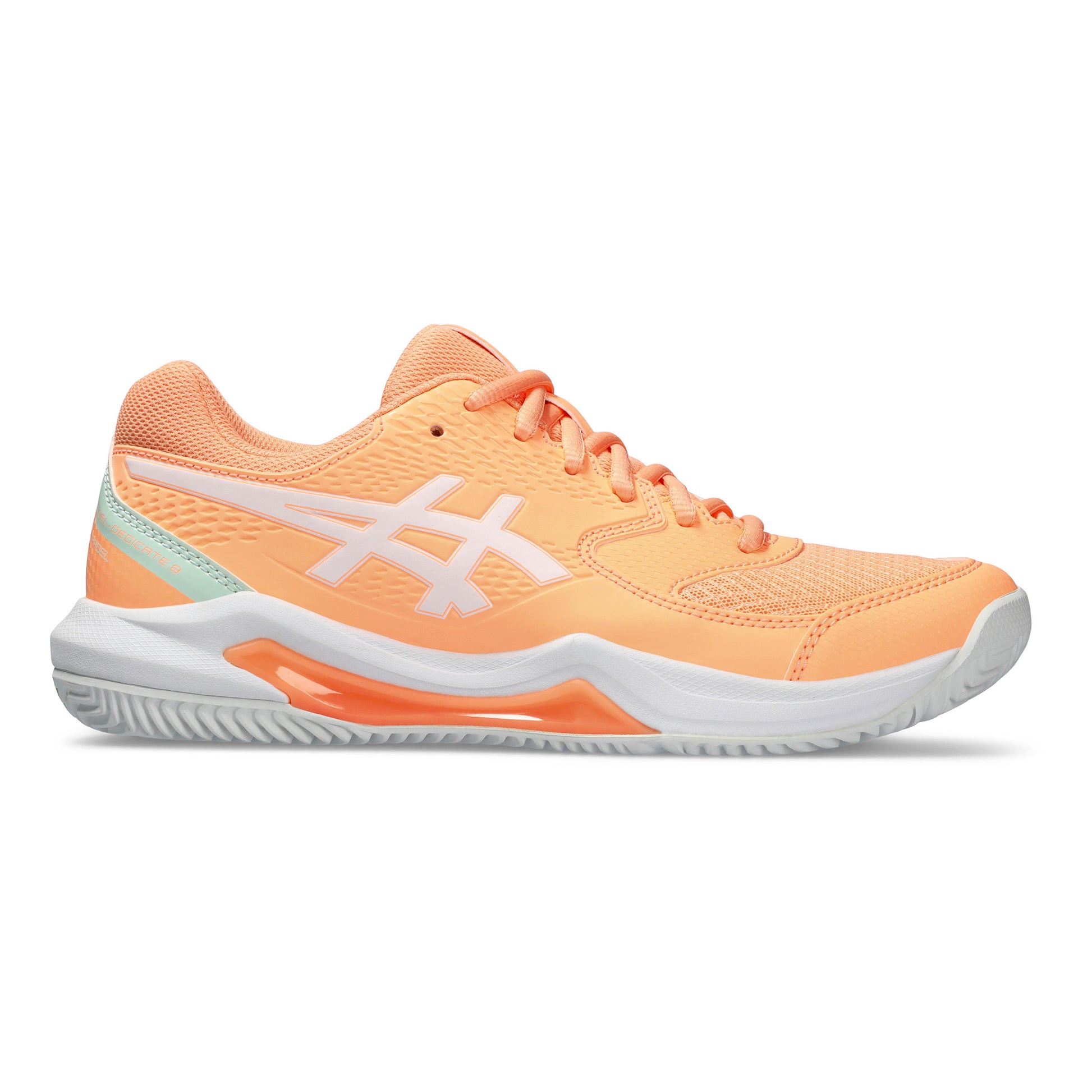 ASICS Gel-Dedicate 8 Padel schoen Dames - abrikoos, wit