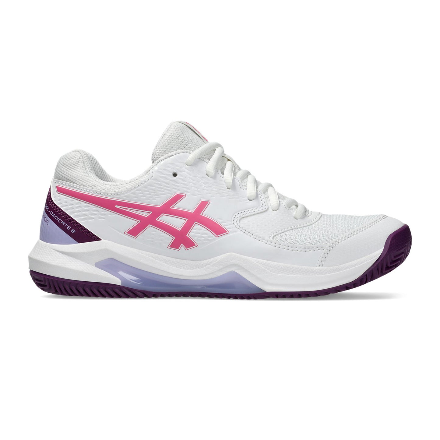 ASICS Gel-Dedicate 8 Padel schoen Dames - wit, paars