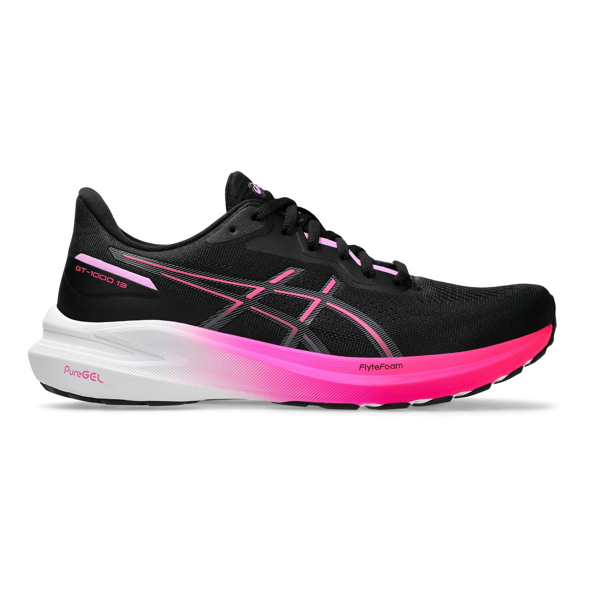 ASICS GT-1000 13 Chaussure de running avec stabilisateurs Femmes - noir, pink