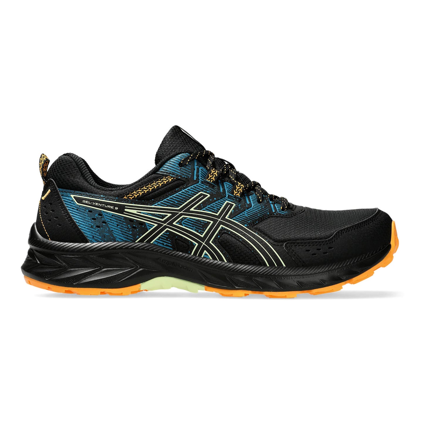 ASICS Gel-Venture 9 Chaussure trail Hommes - noir, orange