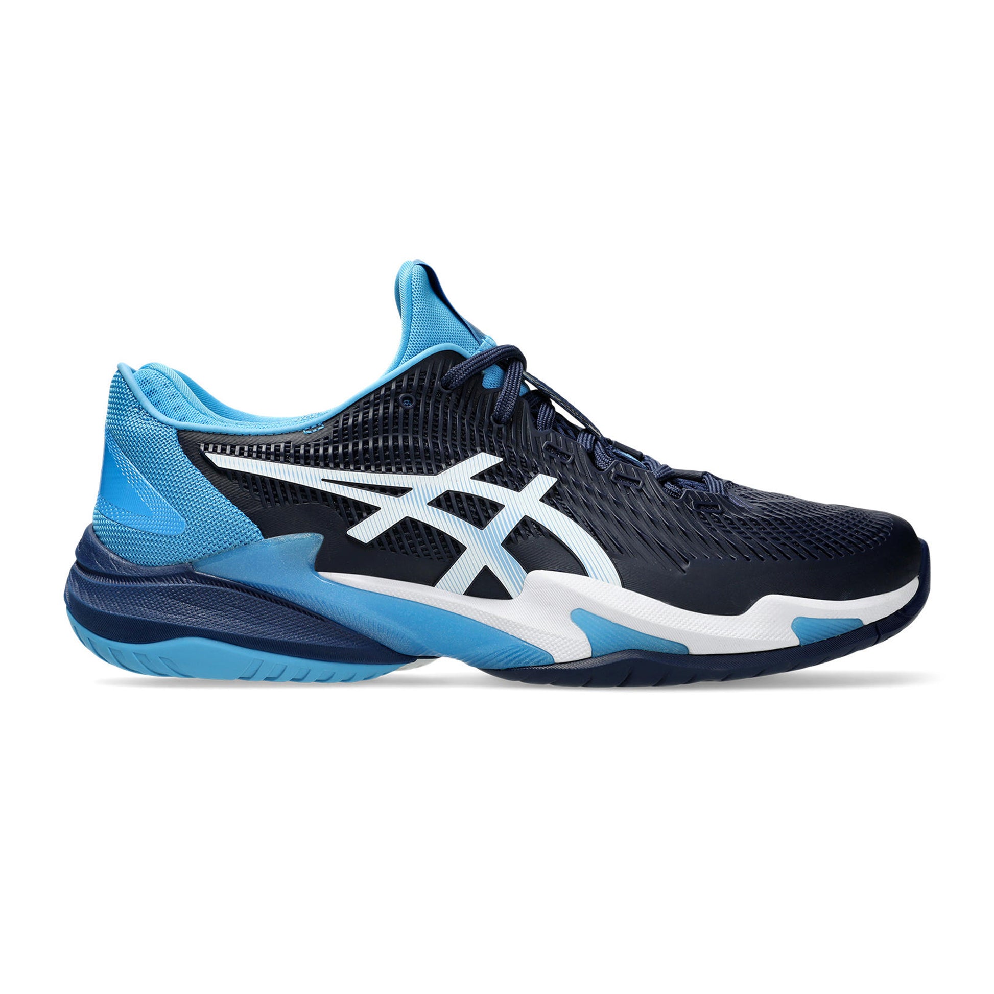 ASICS Court FF 3  Novak Chaussures toutes surfaces Hommes - bleu foncé, turquoise