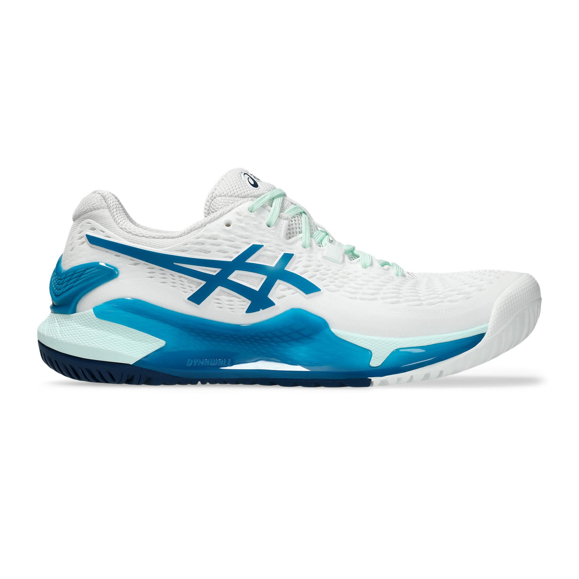 ASICS Gel-Resolution 9 Chaussures toutes surfaces Femmes - blanc, bleu