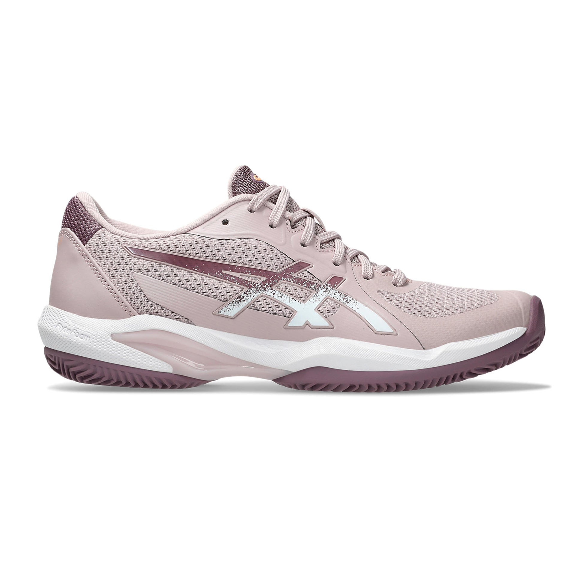 ASICS Solution Swift FF 2 Gravelschoen Dames - beige, wit