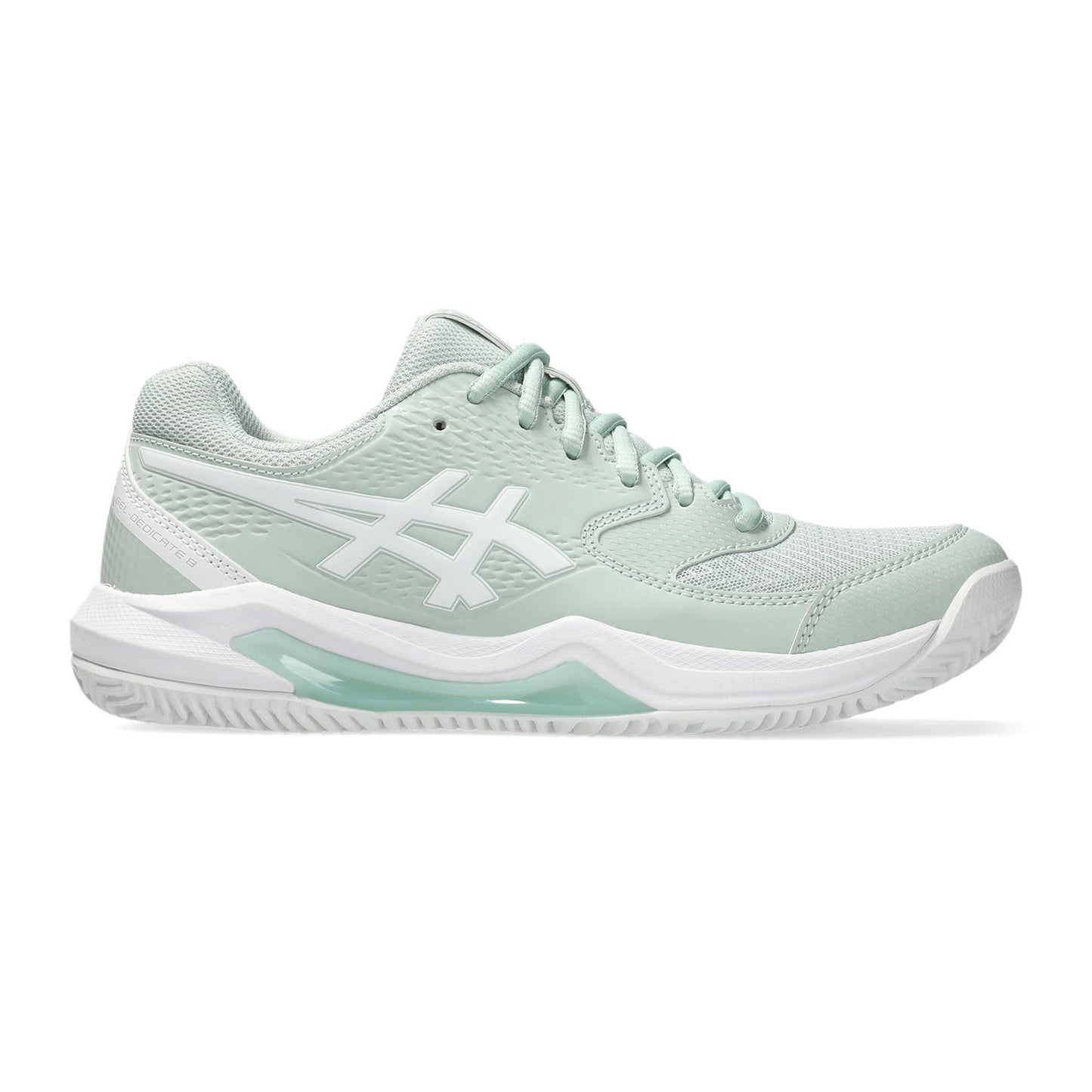 ASICS Gel-Dedicate 8 Gravelschoen Dames - blauwgrijs, wit