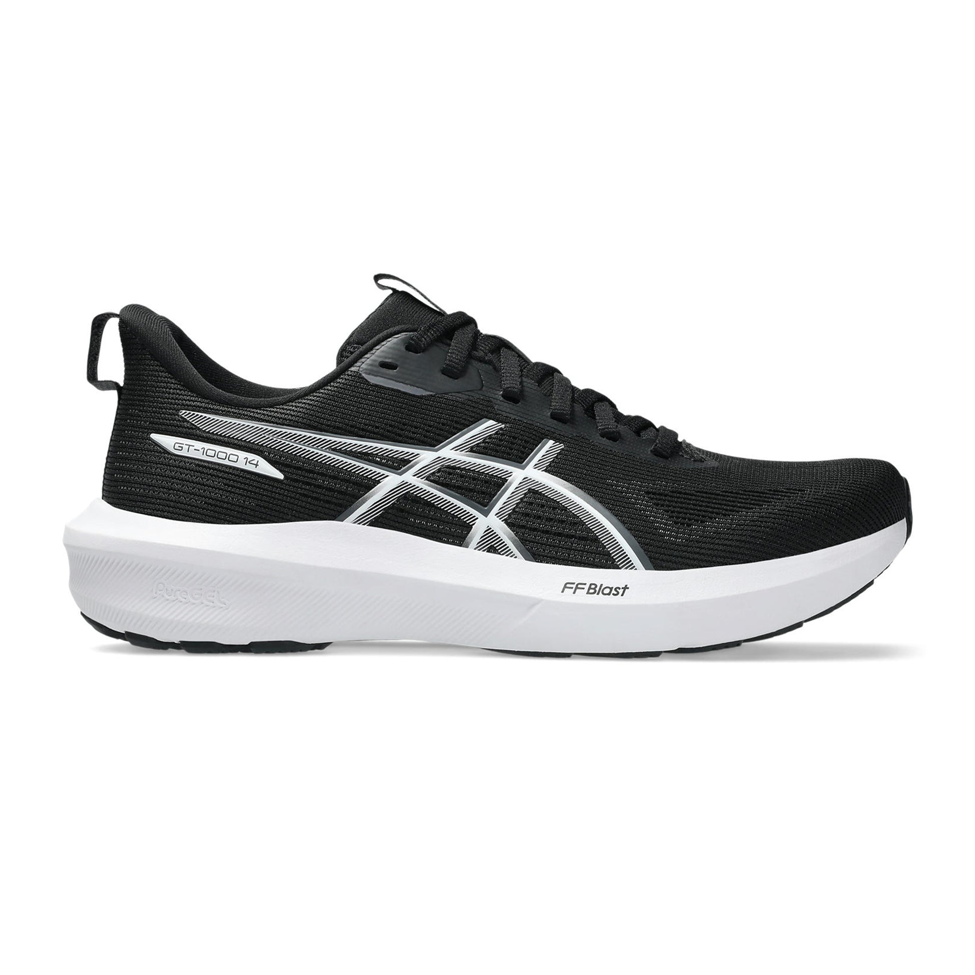 ASICS GT-1000 14 Chaussure de running avec stabilisateurs Femmes - noir, blanc