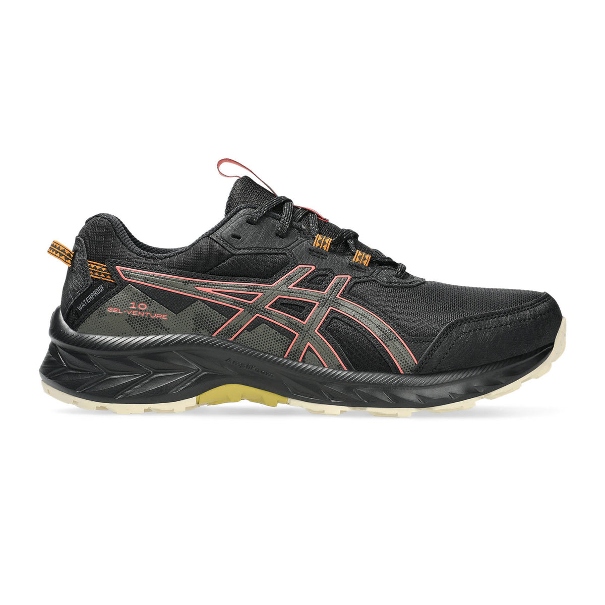 ASICS Gel-Venture 10 WP Chaussure Trail Femmes-Noir,Corail