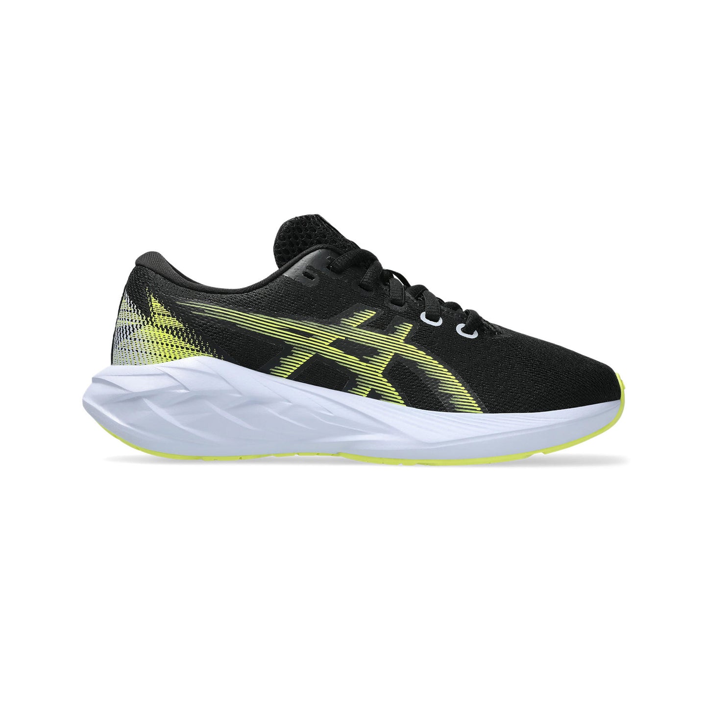 ASICS Novablast 5 GS Chaussure de running sans stabilisateurs Enfants-noir, jaune citron