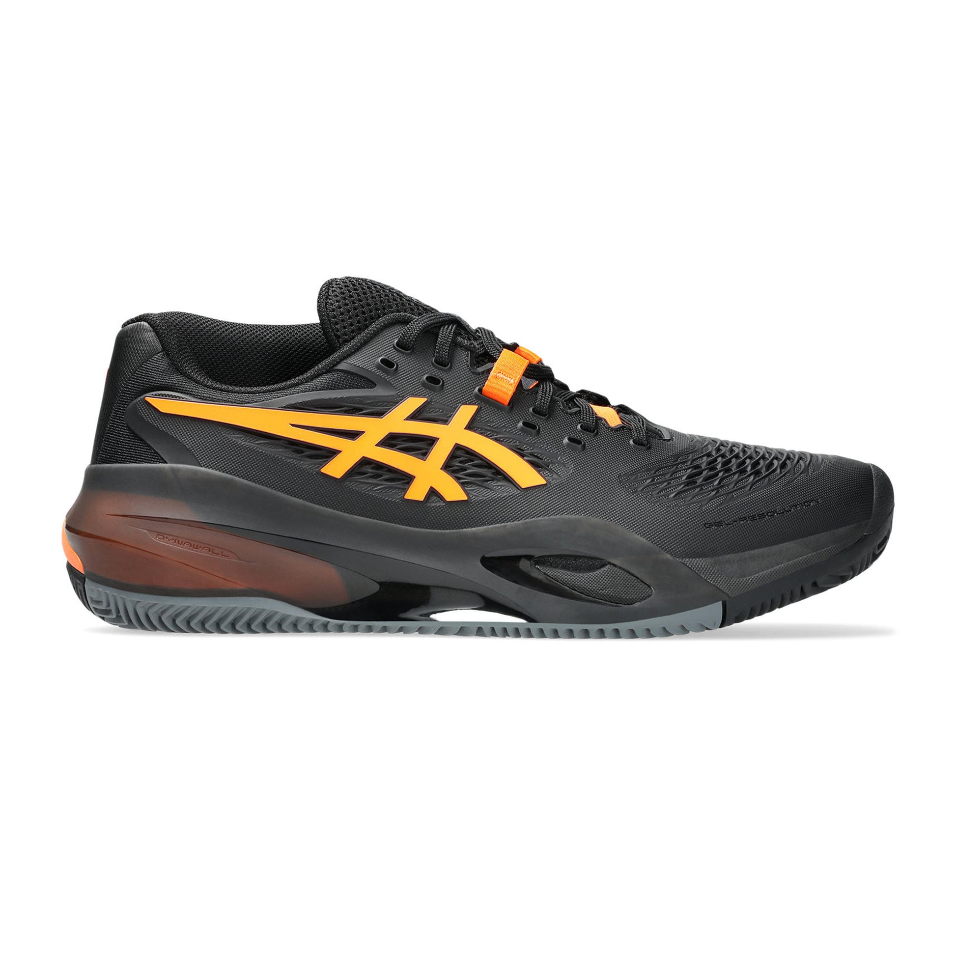 ASICS Gel-Resolution X Chaussure terre battue Hommes - noir, orange fluo
